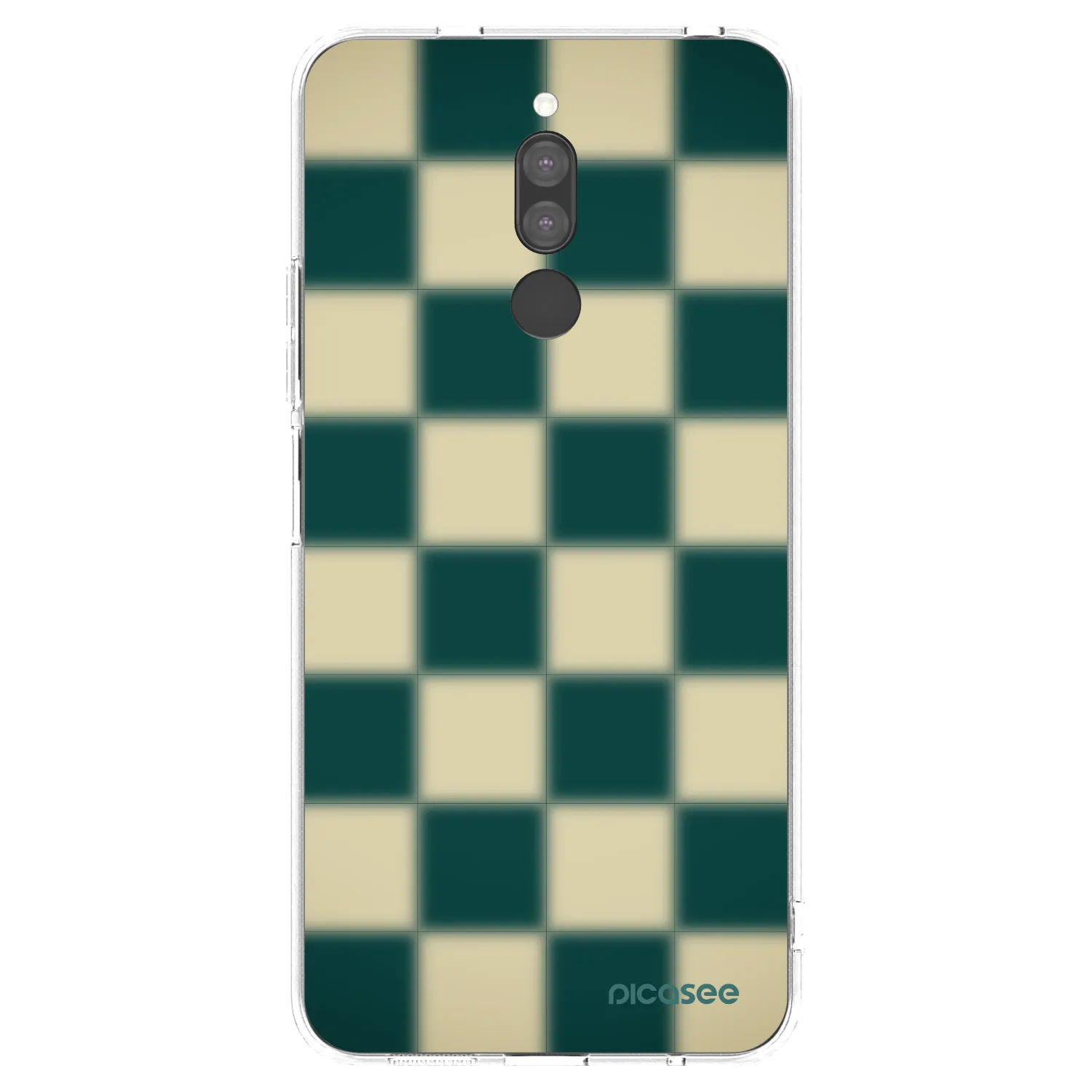 Picasee Xiaomi Redmi 8 Hülle - Transparentes Silikon - Shadow Chess