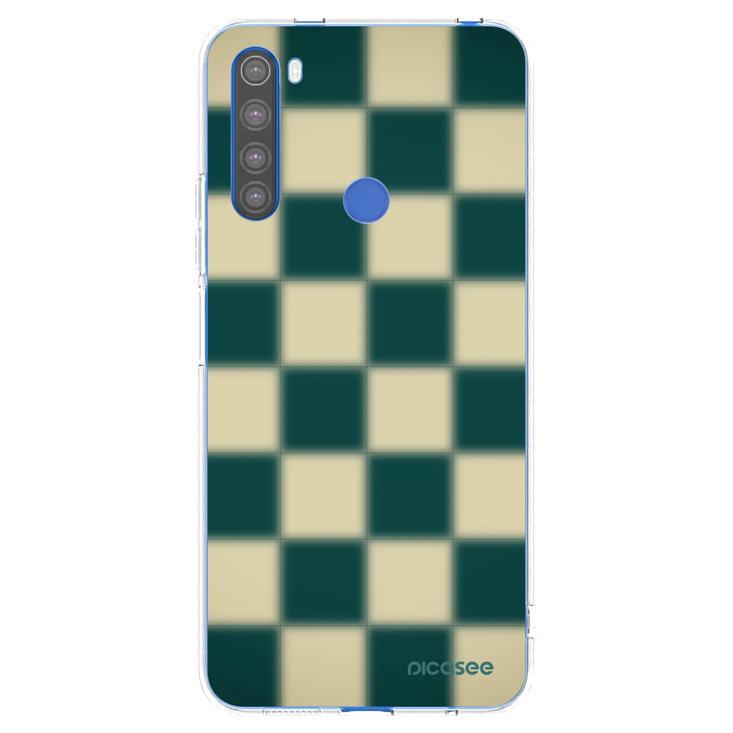 Picasee Xiaomi Redmi Note 8T Hülle - Transparentes Silikon - Shadow Chess