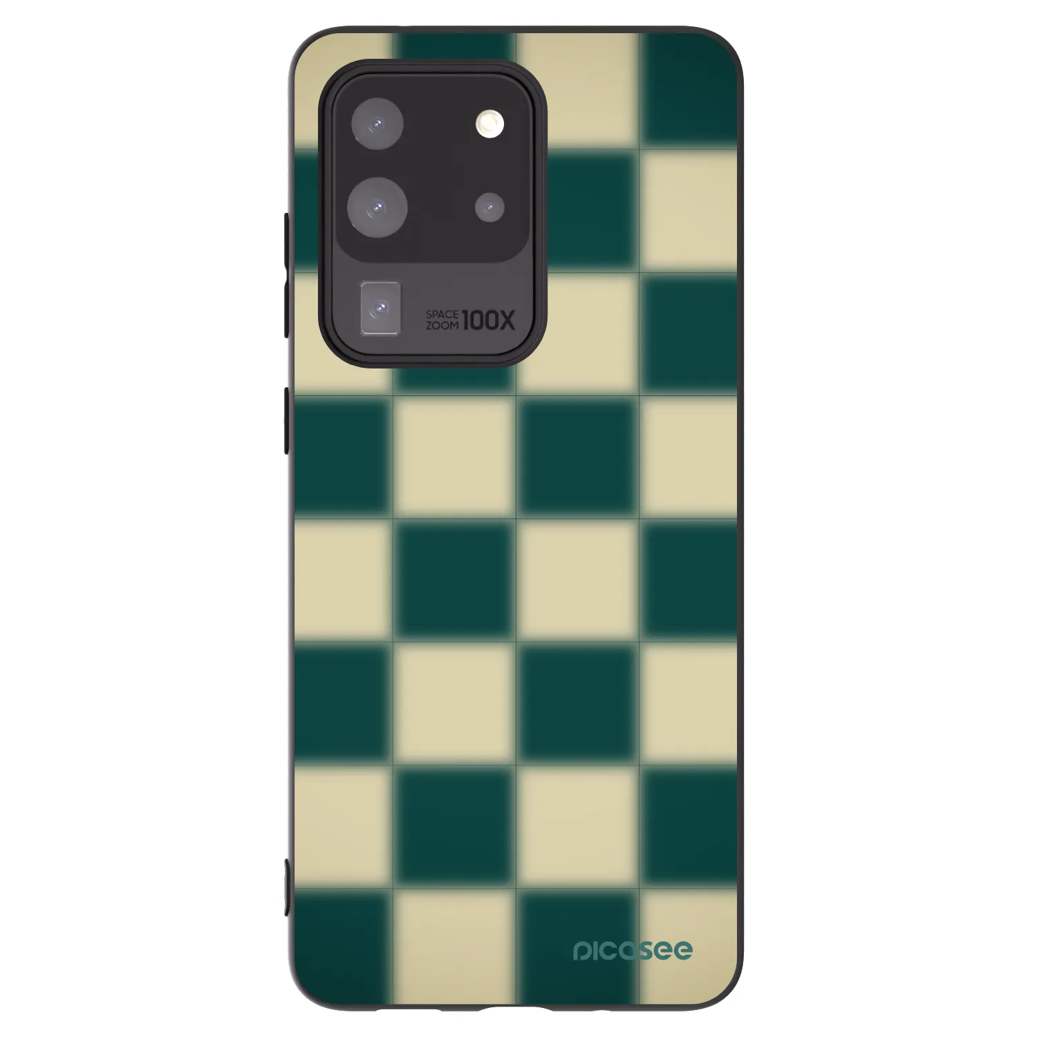 Picasee Samsung Galaxy S20 Ultra 5G G988F Hülle - Schwarzes Silikon - Shadow Chess