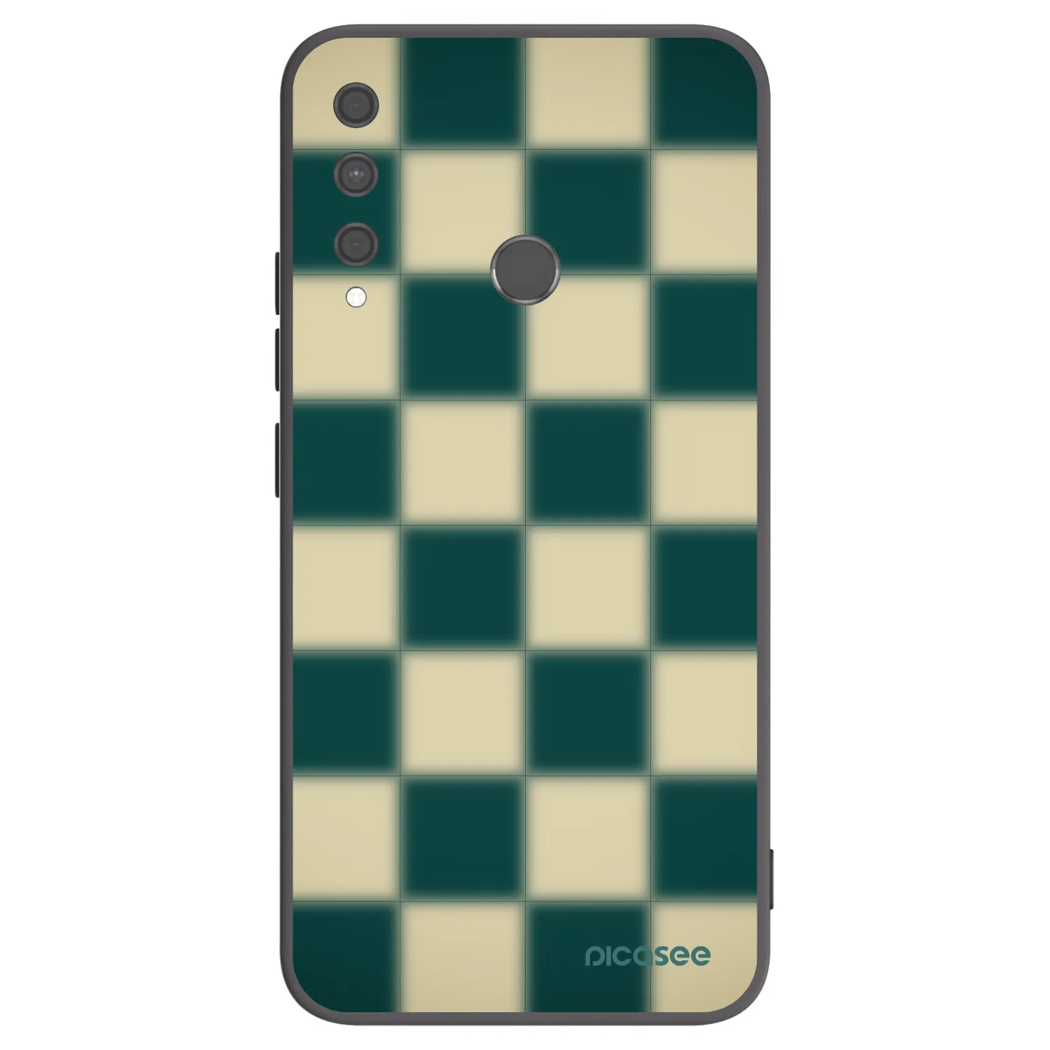 Picasee Huawei P40 Lite E Hülle - Schwarzes Silikon - Shadow Chess