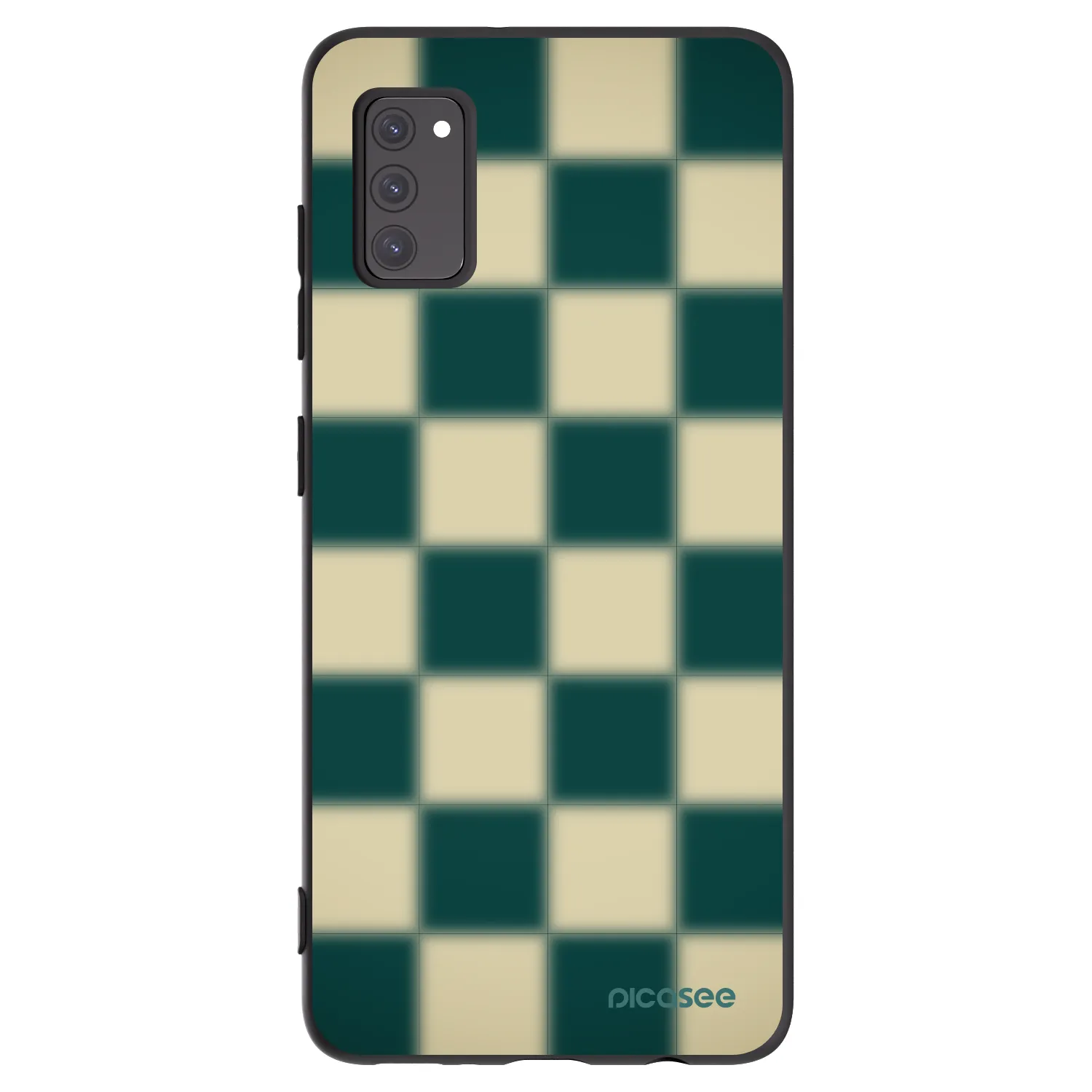 Picasee Samsung Galaxy A41 A415F Hülle - Schwarzes Silikon - Shadow Chess