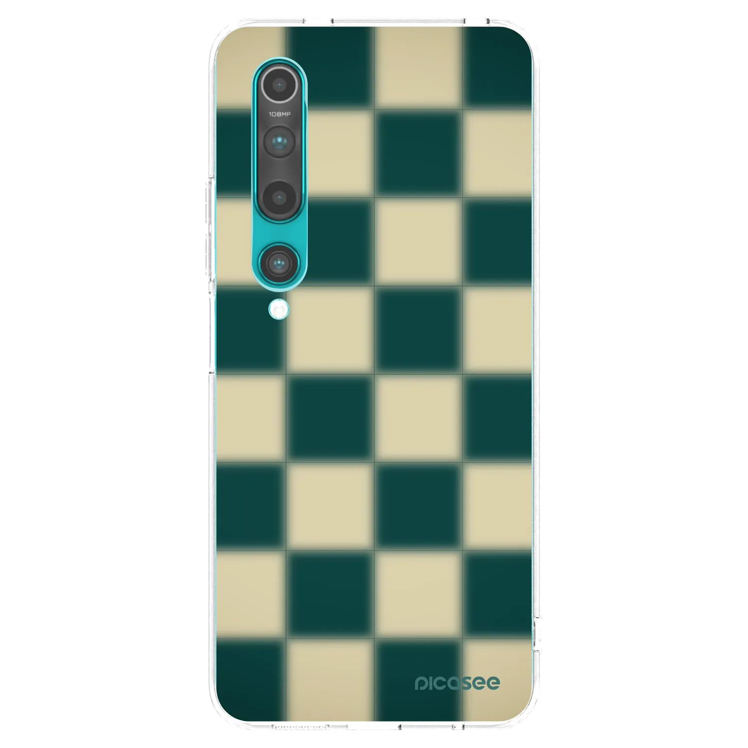 Picasee Xiaomi Mi 10 Hülle - Transparentes Silikon - Shadow Chess