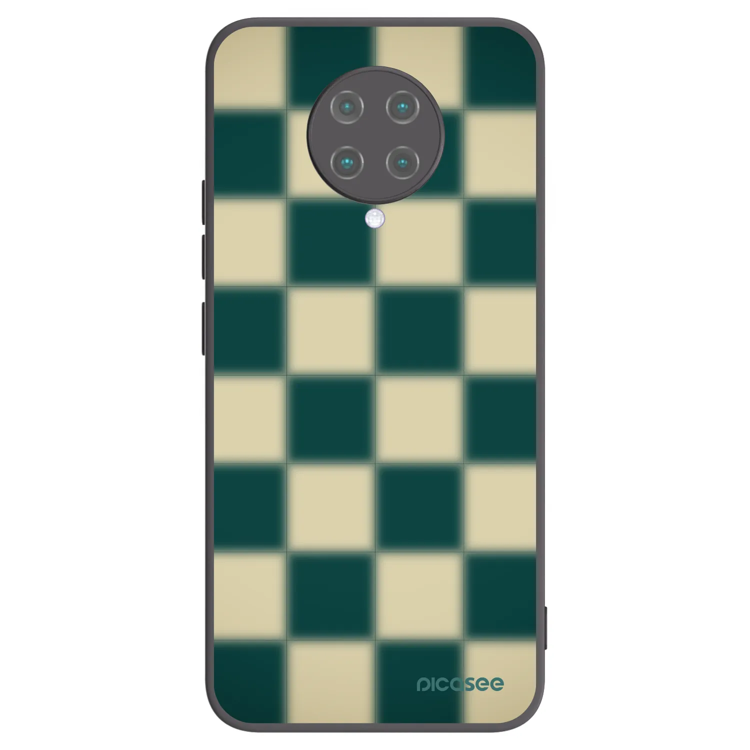 Picasee Xiaomi Poco F2 Pro Hülle - Schwarzes Silikon - Shadow Chess