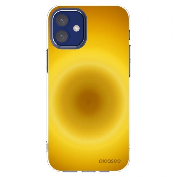 Picasee Apple iPhone 12 mini Hülle - Transparentes Silikon - Solar Pulse