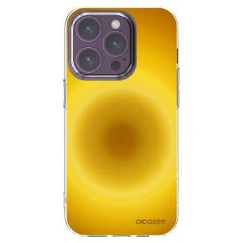 Picasee Apple iPhone 14 Pro Hülle - Transparentes Silikon - Solar Pulse