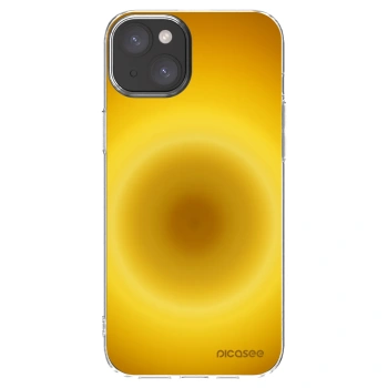 Picasee Apple iPhone 15 Plus Hülle - Transparentes Silikon - Solar Pulse