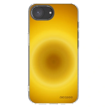 Picasee Apple iPhone 16e Hülle - Transparentes Silikon - Solar Pulse