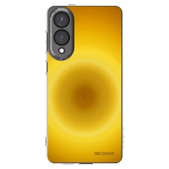 Picasee Samsung Galaxy S25 Edge 5G Hülle - Transparentes Silikon - Solar Pulse