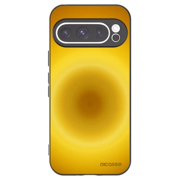 Picasee Google Pixel 9 Pro Hülle - Schwarzes Silikon - Solar Pulse