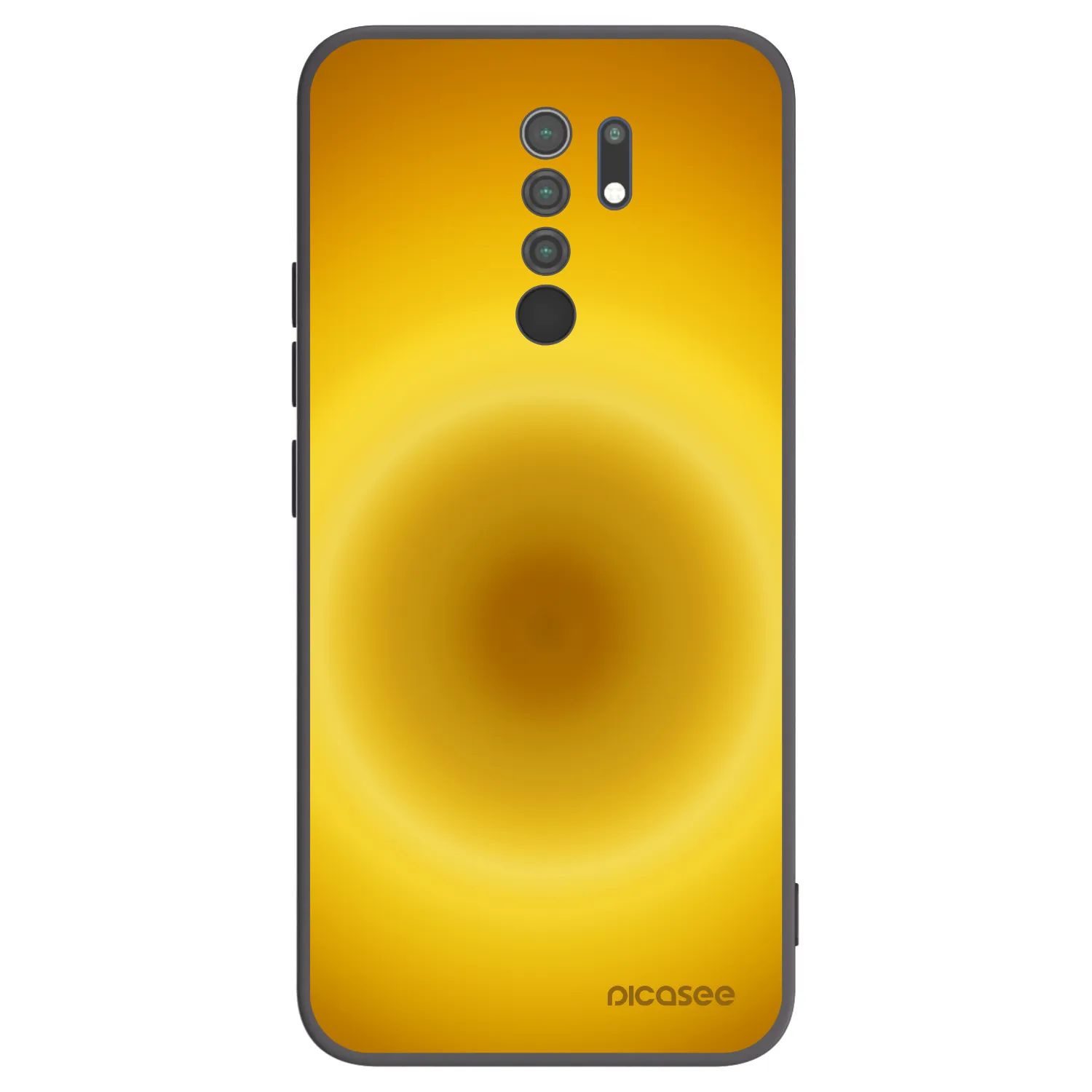 Picasee Xiaomi Redmi 9 Hülle - Schwarzes Silikon - Solar Pulse