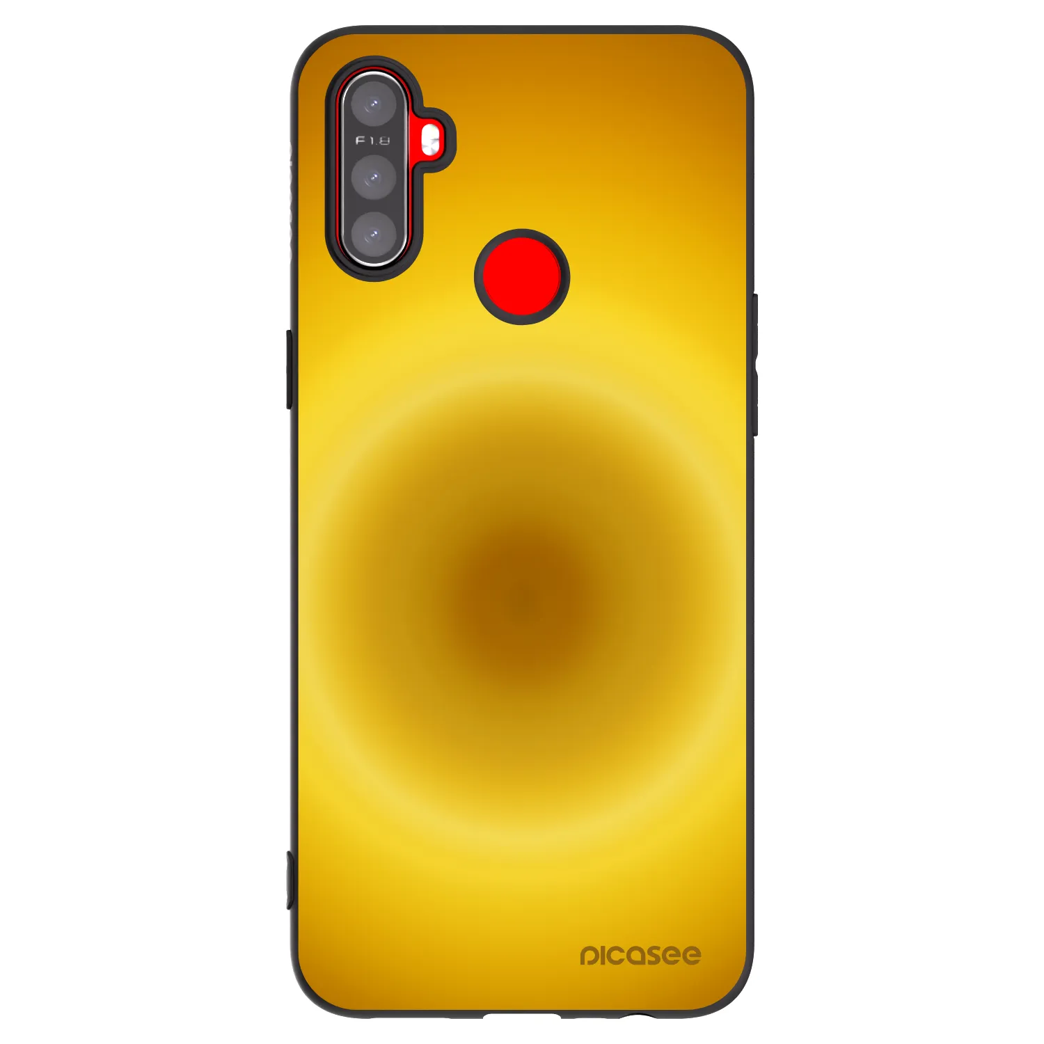 Picasee Realme C3 Hülle - Schwarzes Silikon - Solar Pulse