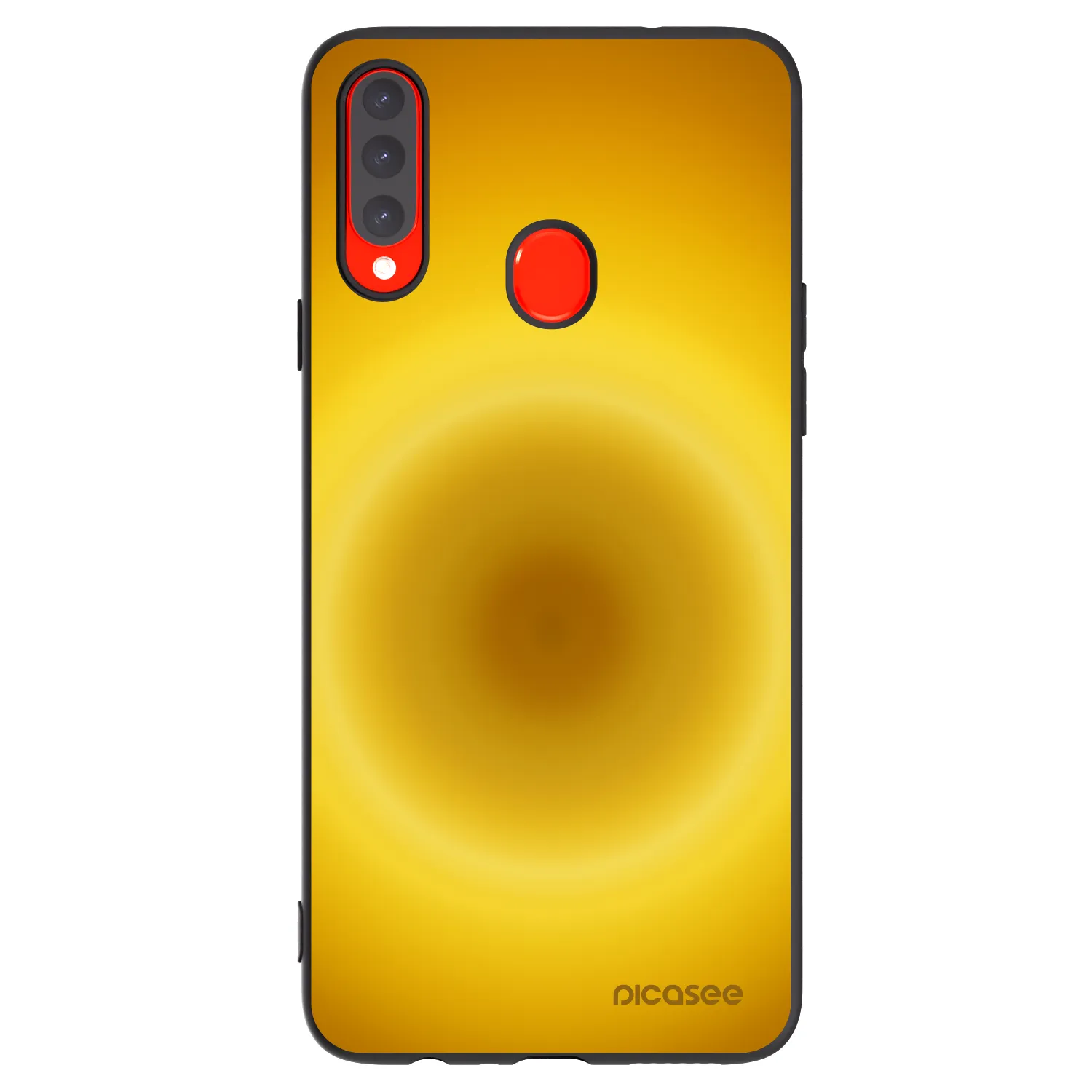 Picasee Samsung Galaxy A20s Hülle - Schwarzes Silikon - Solar Pulse