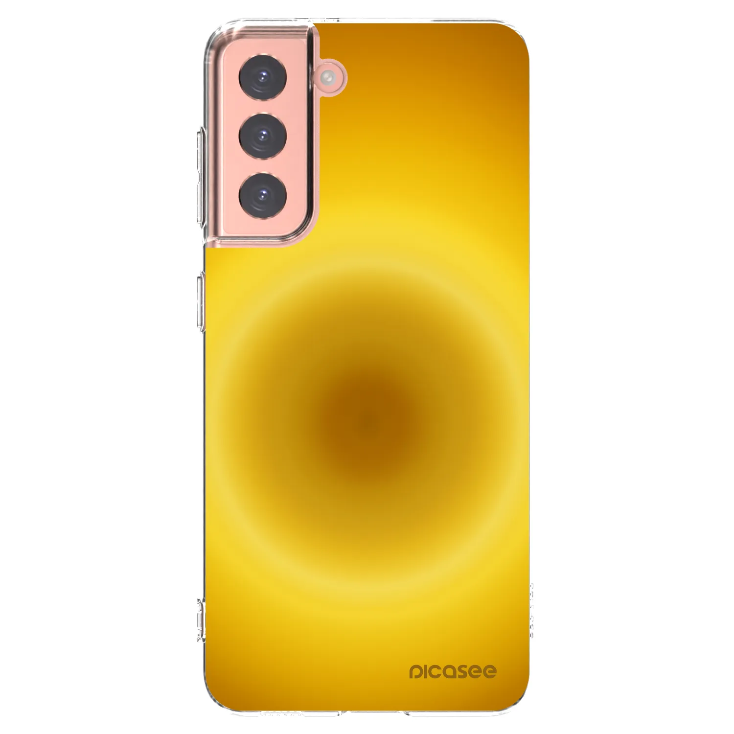 Picasee Samsung Galaxy S21 5G G991B Hülle - Transparentes Silikon - Solar Pulse
