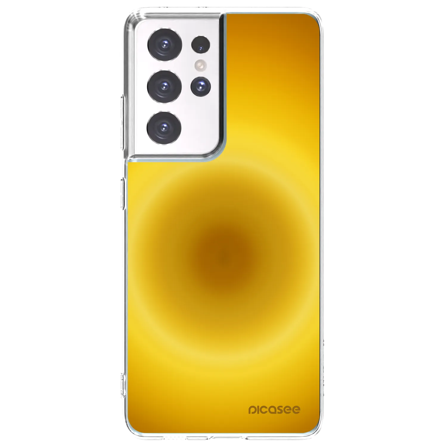 Picasee Samsung Galaxy S21 Ultra 5G G998B Hülle - Transparentes Silikon - Solar Pulse