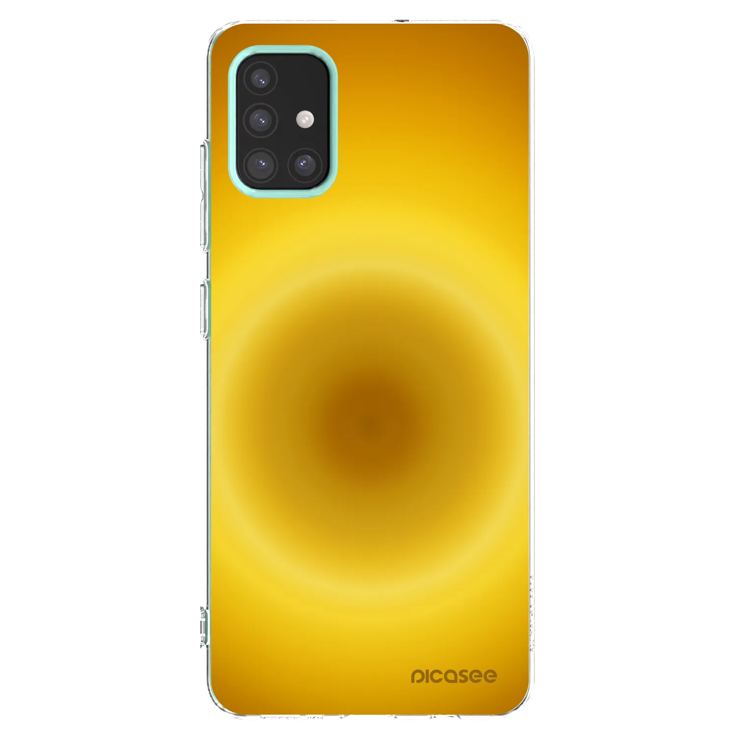 Picasee Samsung Galaxy M31s Hülle - Transparentes Silikon - Solar Pulse