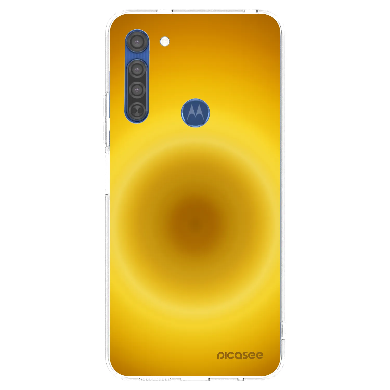 Picasee Motorola Moto G8 Hülle - Transparentes Silikon - Solar Pulse