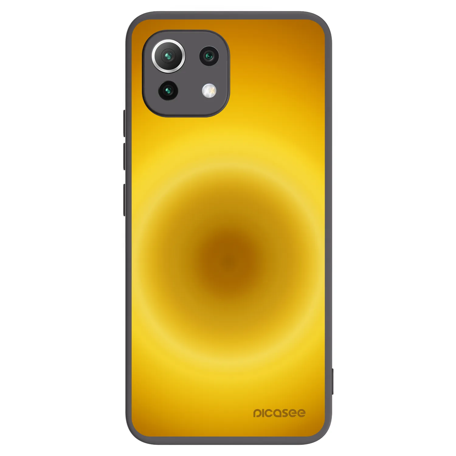 Picasee Xiaomi Mi 11 Lite Hülle - Schwarzes Silikon - Solar Pulse