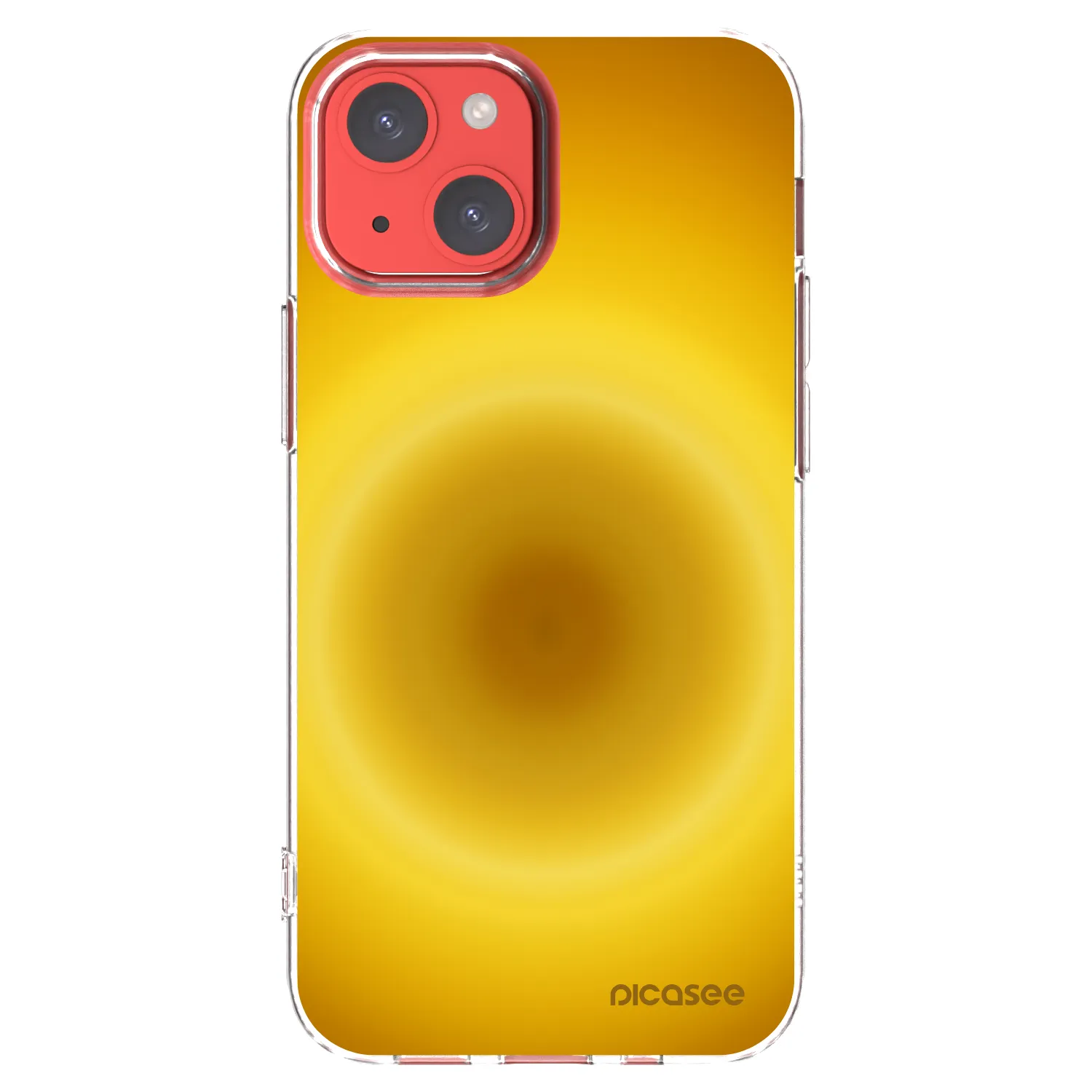Picasee Apple iPhone 13 mini Hülle - Transparentes Silikon - Solar Pulse