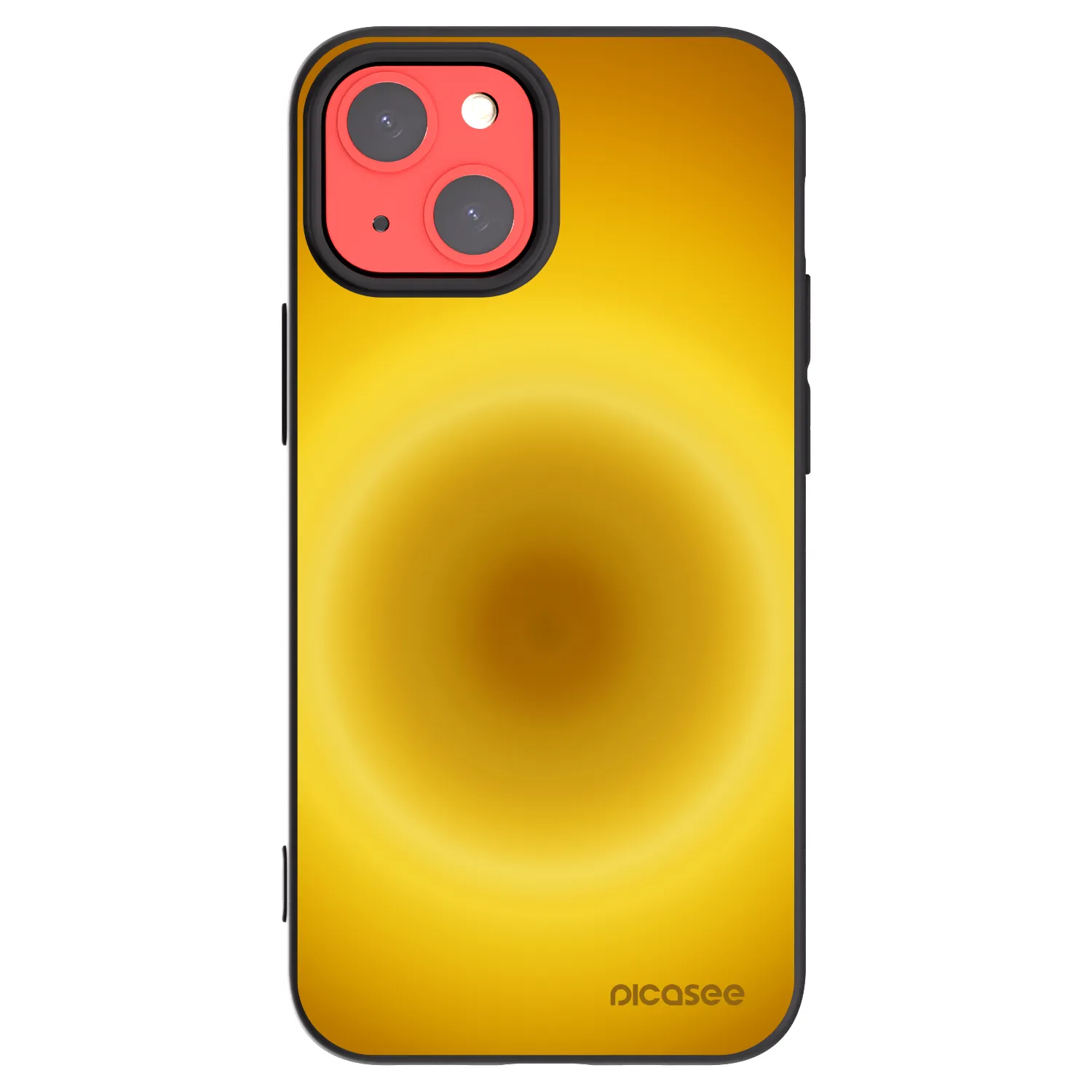 Picasee Apple iPhone 13 mini Hülle - Schwarzes Silikon - Solar Pulse