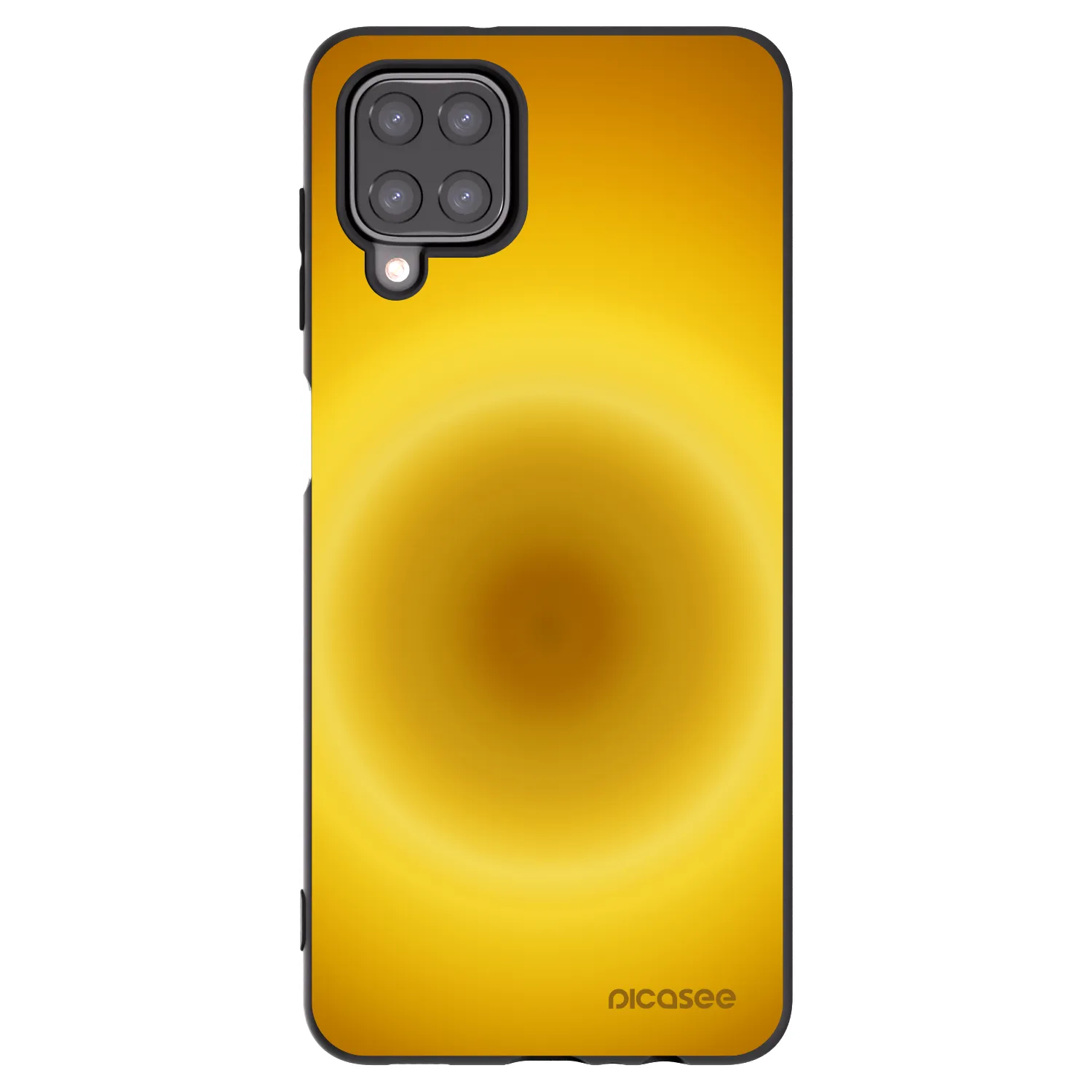 Picasee Samsung Galaxy M12 M127F Hülle - Schwarzes Silikon - Solar Pulse