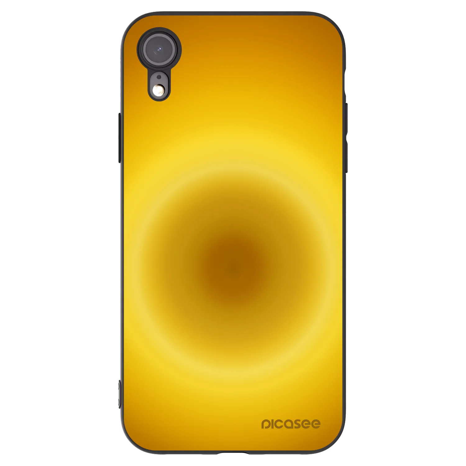 Picasee Apple iPhone XR Hülle - Schwarzes Silikon - Solar Pulse