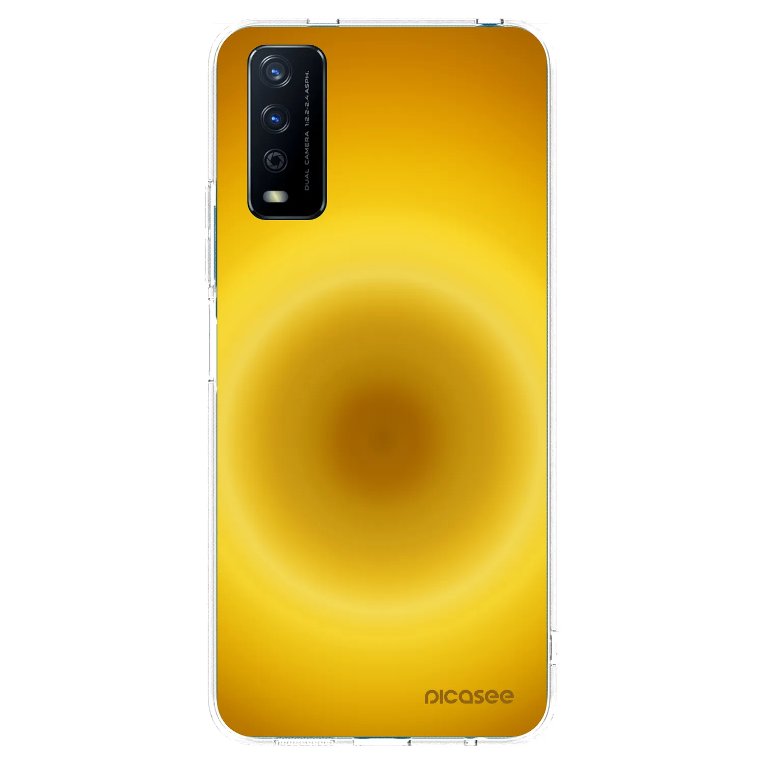 Picasee Vivo Y11s Hülle - Transparentes Silikon - Solar Pulse