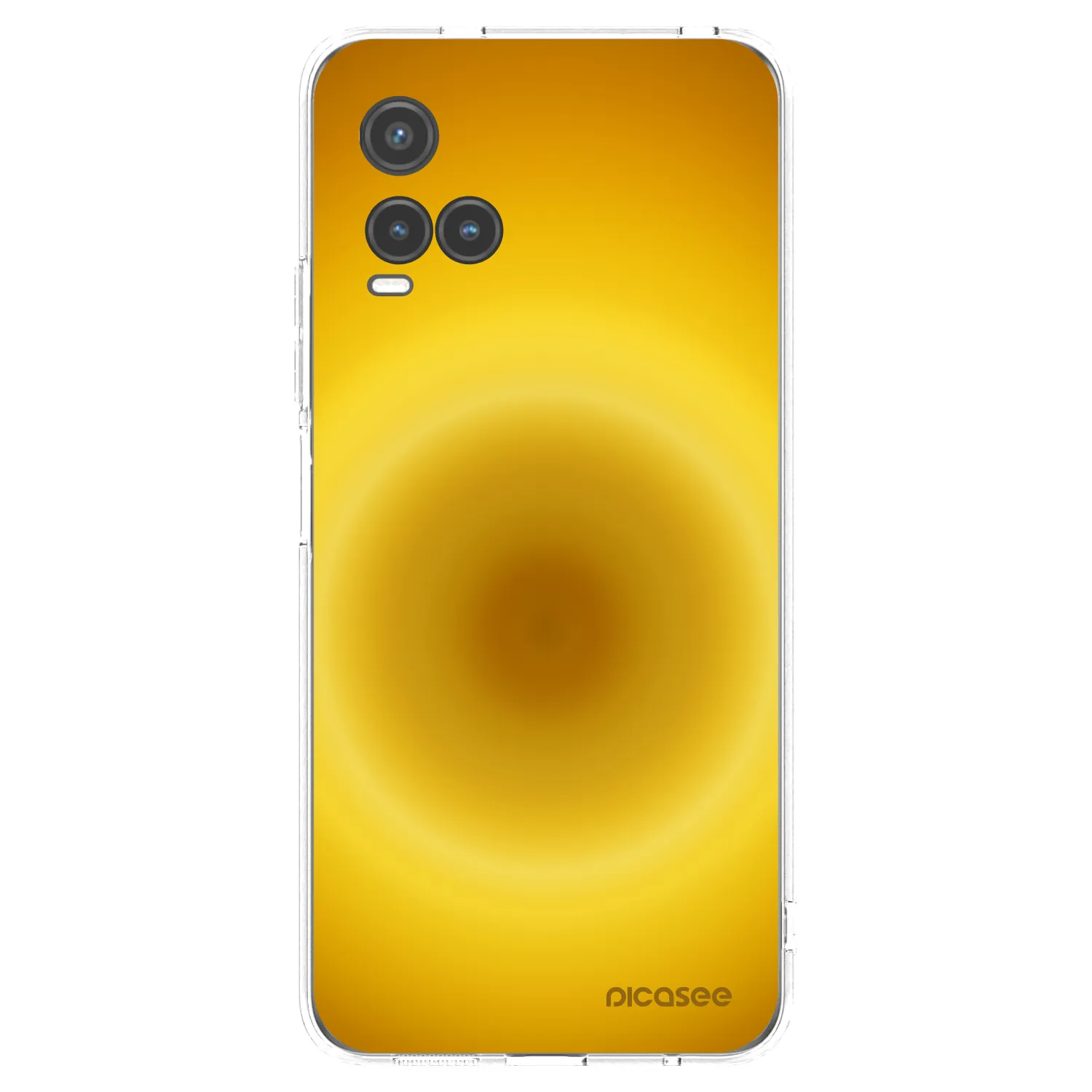 Picasee Vivo Y33s Hülle - Transparentes Silikon - Solar Pulse