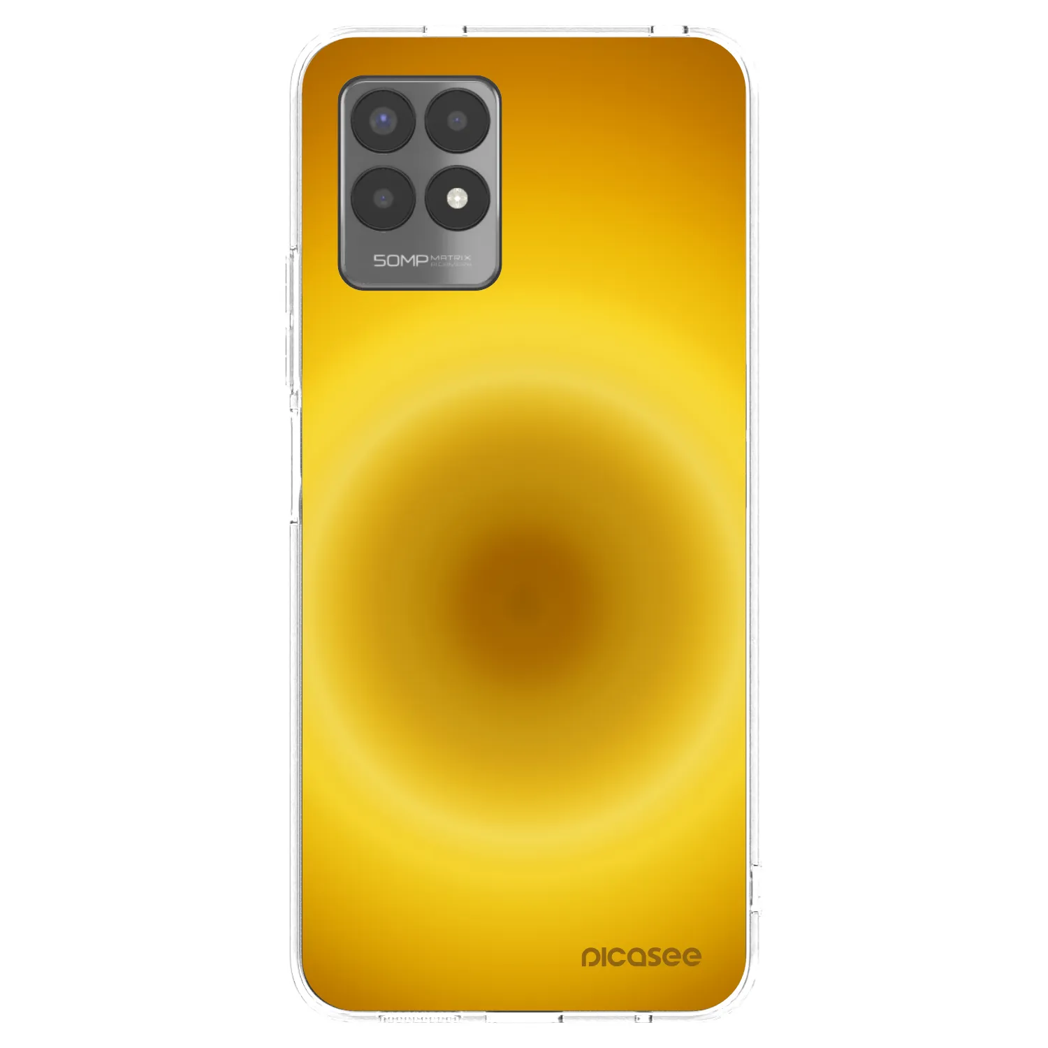 Picasee Realme 8i Hülle - Transparentes Silikon - Solar Pulse