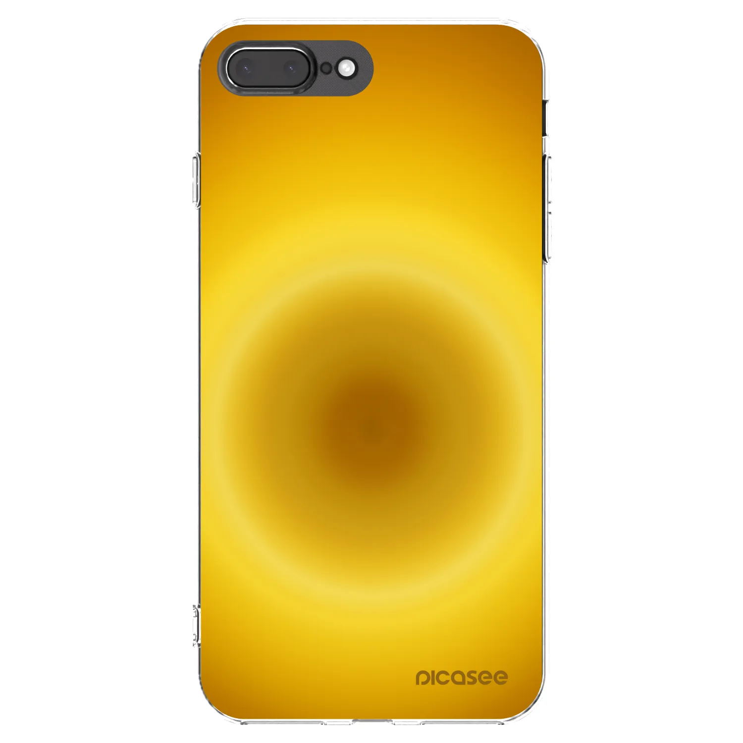 Picasee Apple iPhone 7 Plus Hülle - Transparentes Silikon - Solar Pulse