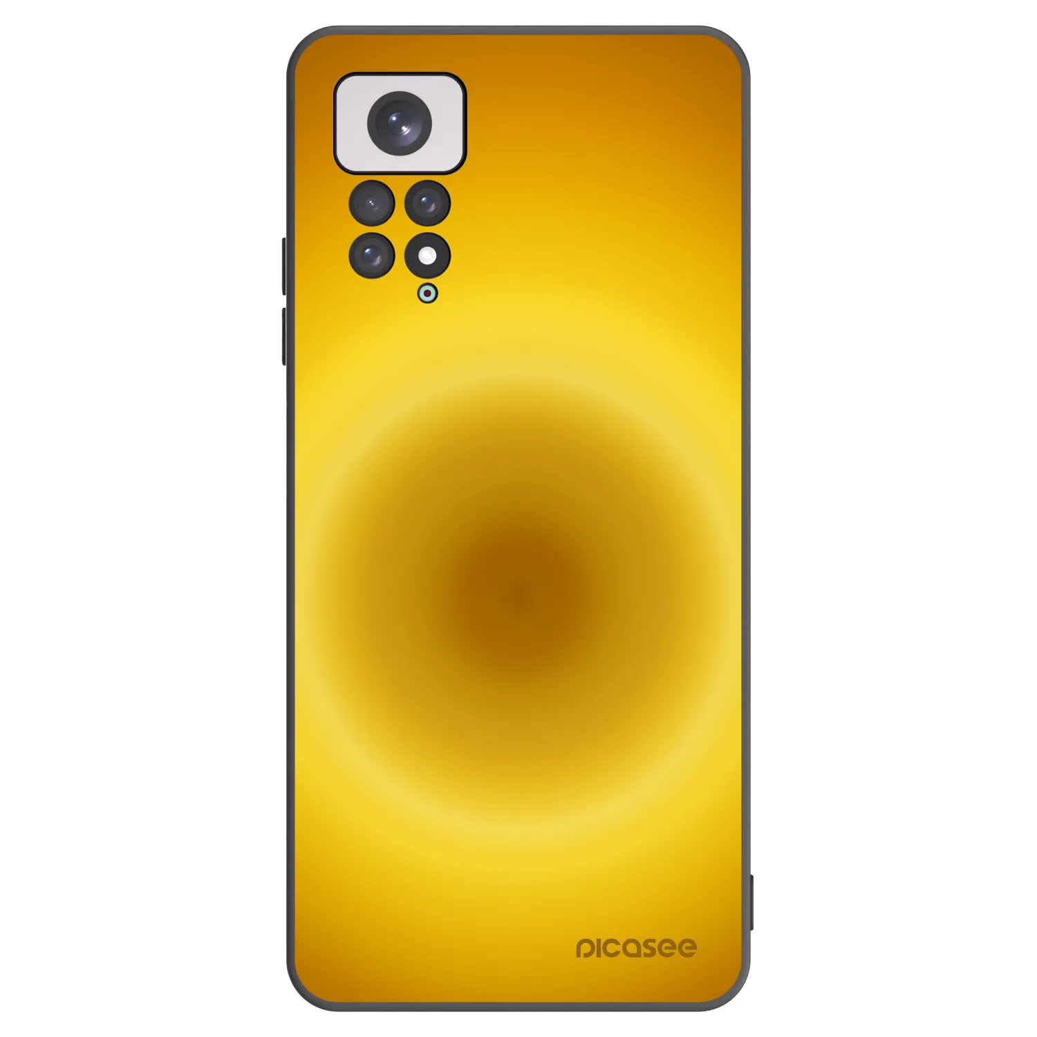 Picasee Xiaomi Redmi Note 11 Hülle - Schwarzes Silikon - Solar Pulse
