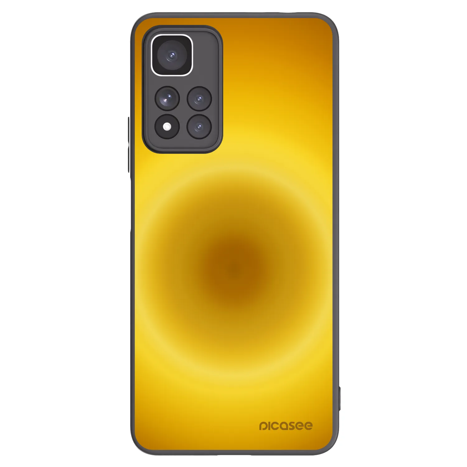 Picasee Xiaomi Redmi Note 11 Pro+ 5G Hülle - Schwarzes Silikon - Solar Pulse