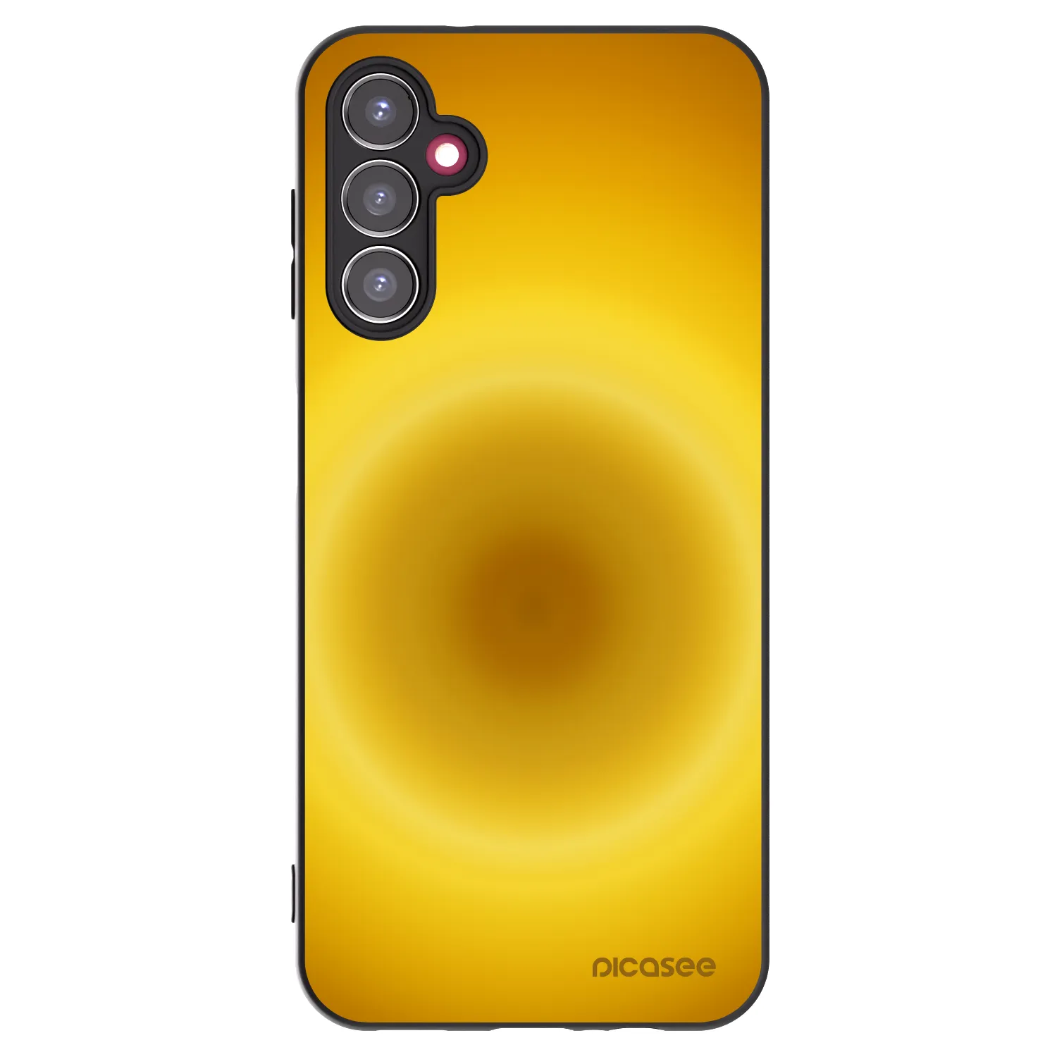 Picasee Samsung Galaxy A14 4G A145R Hülle - Schwarzes Silikon - Solar Pulse