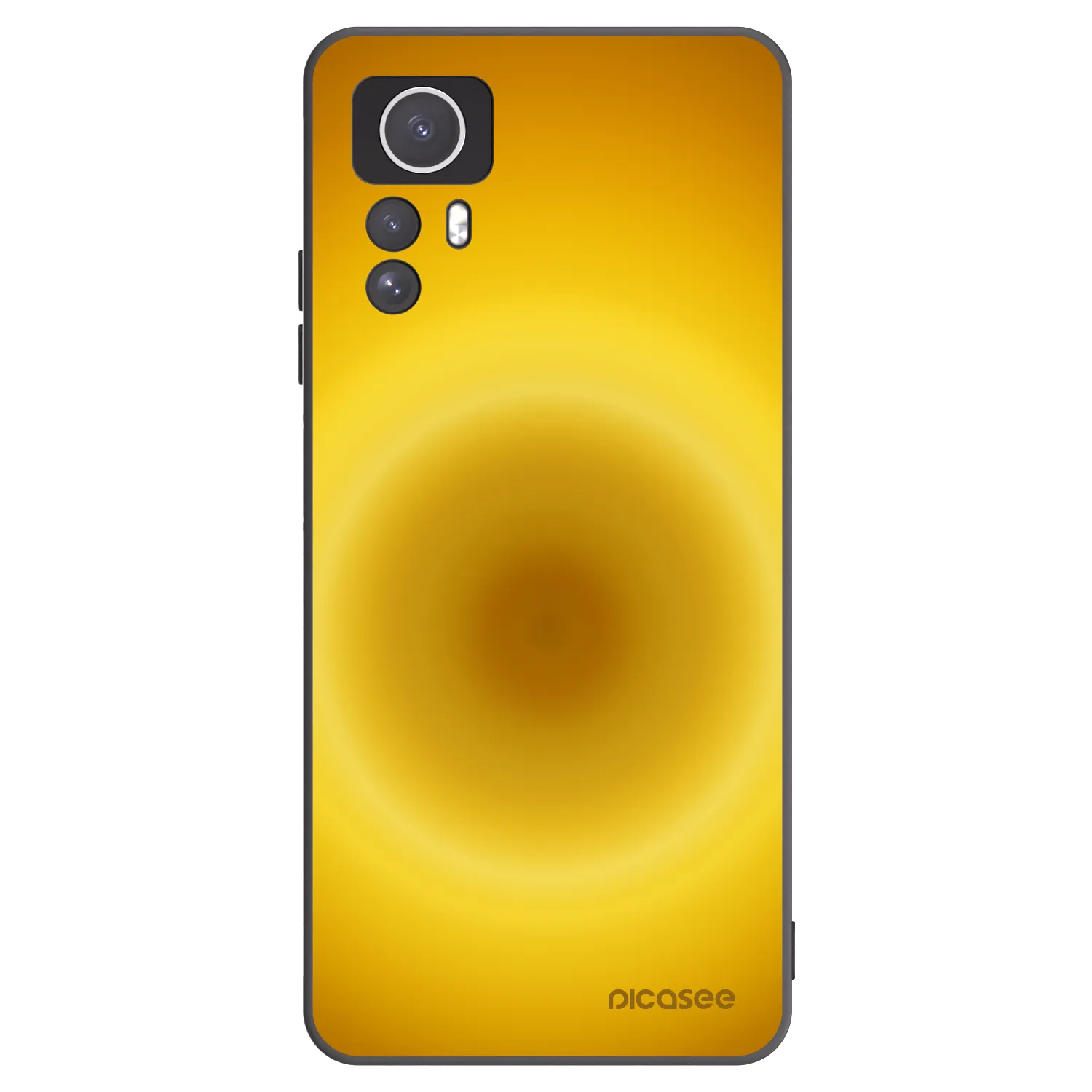 Picasee Xiaomi Redmi Note 12S Hülle - Schwarzes Silikon - Solar Pulse