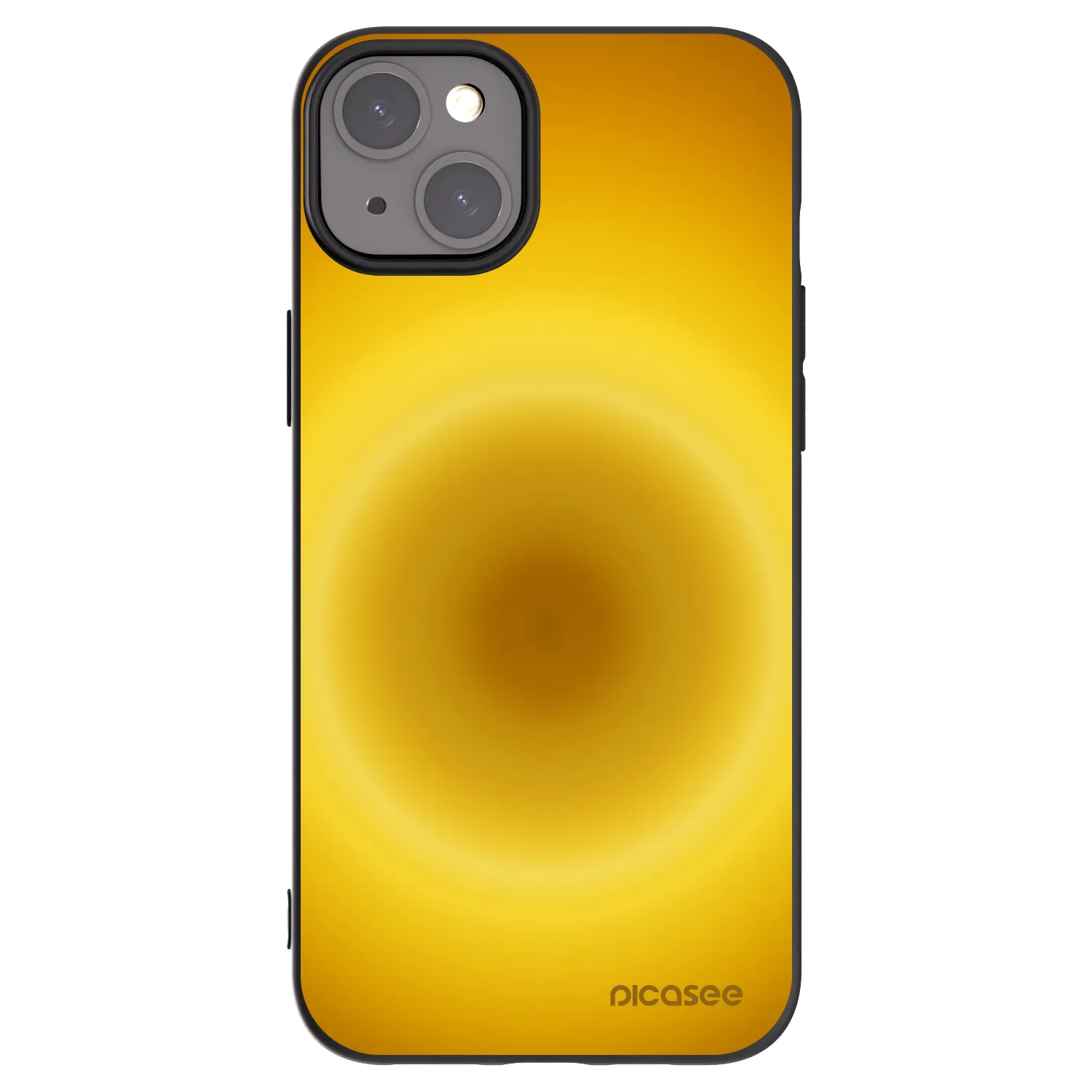 Picasee Apple iPhone 15 Plus Hülle - Schwarzes Silikon - Solar Pulse