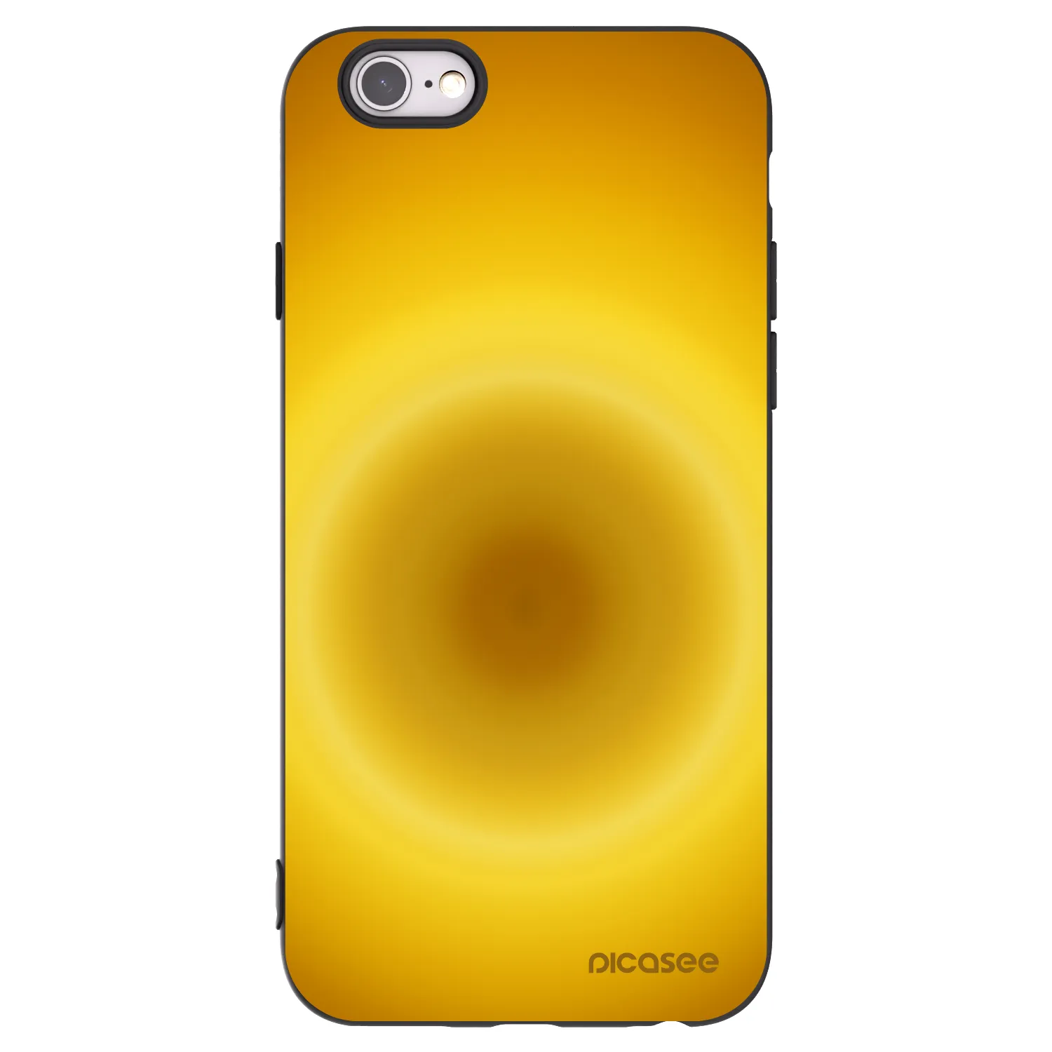 Picasee Apple iPhone 6/6S Hülle - Schwarzes Silikon - Solar Pulse