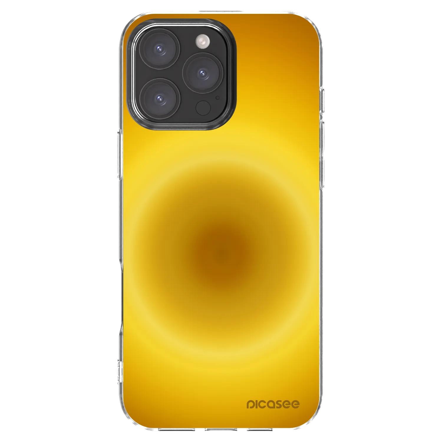Picasee Apple iPhone 16 Pro Max Hülle - Transparentes Silikon - Solar Pulse