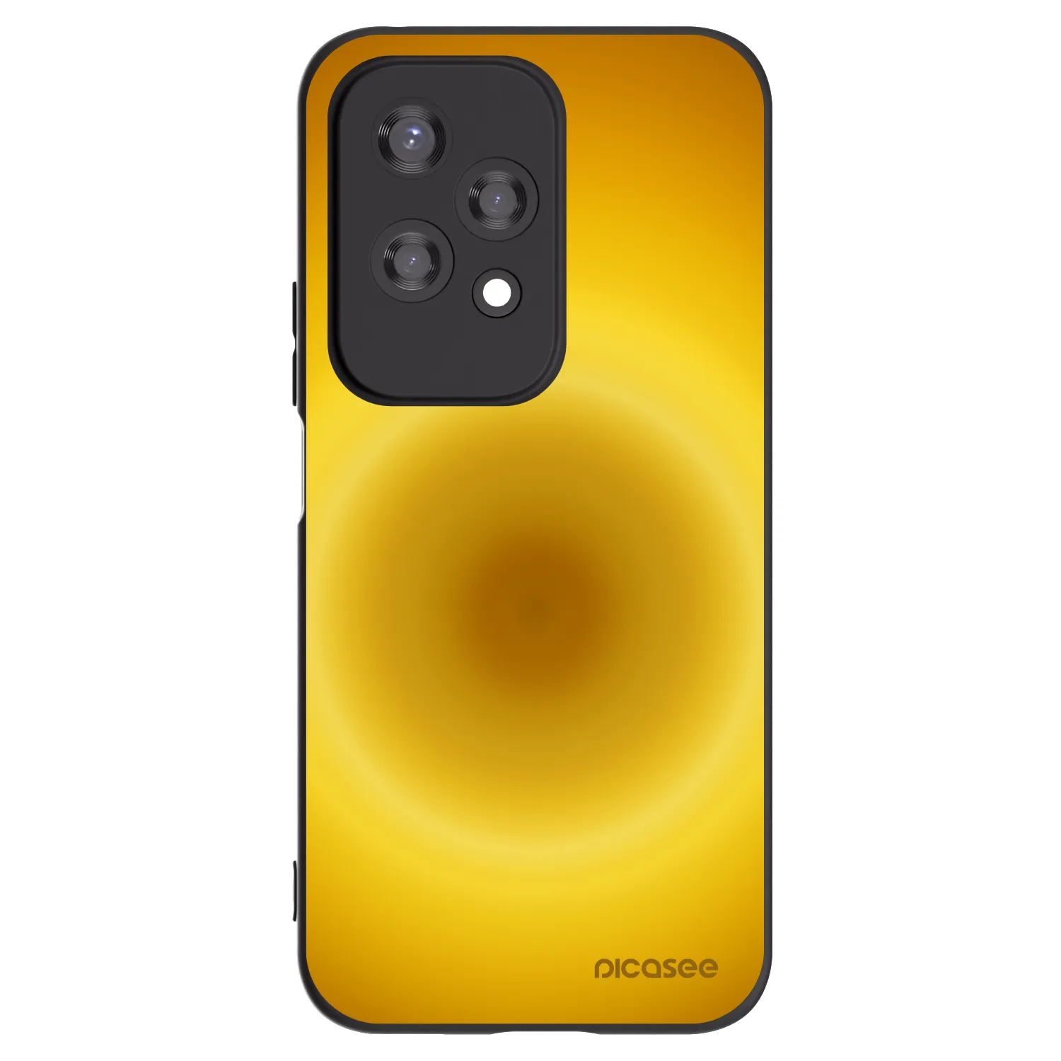 Picasee Honor 200 Lite Hülle - Schwarzes Silikon - Solar Pulse