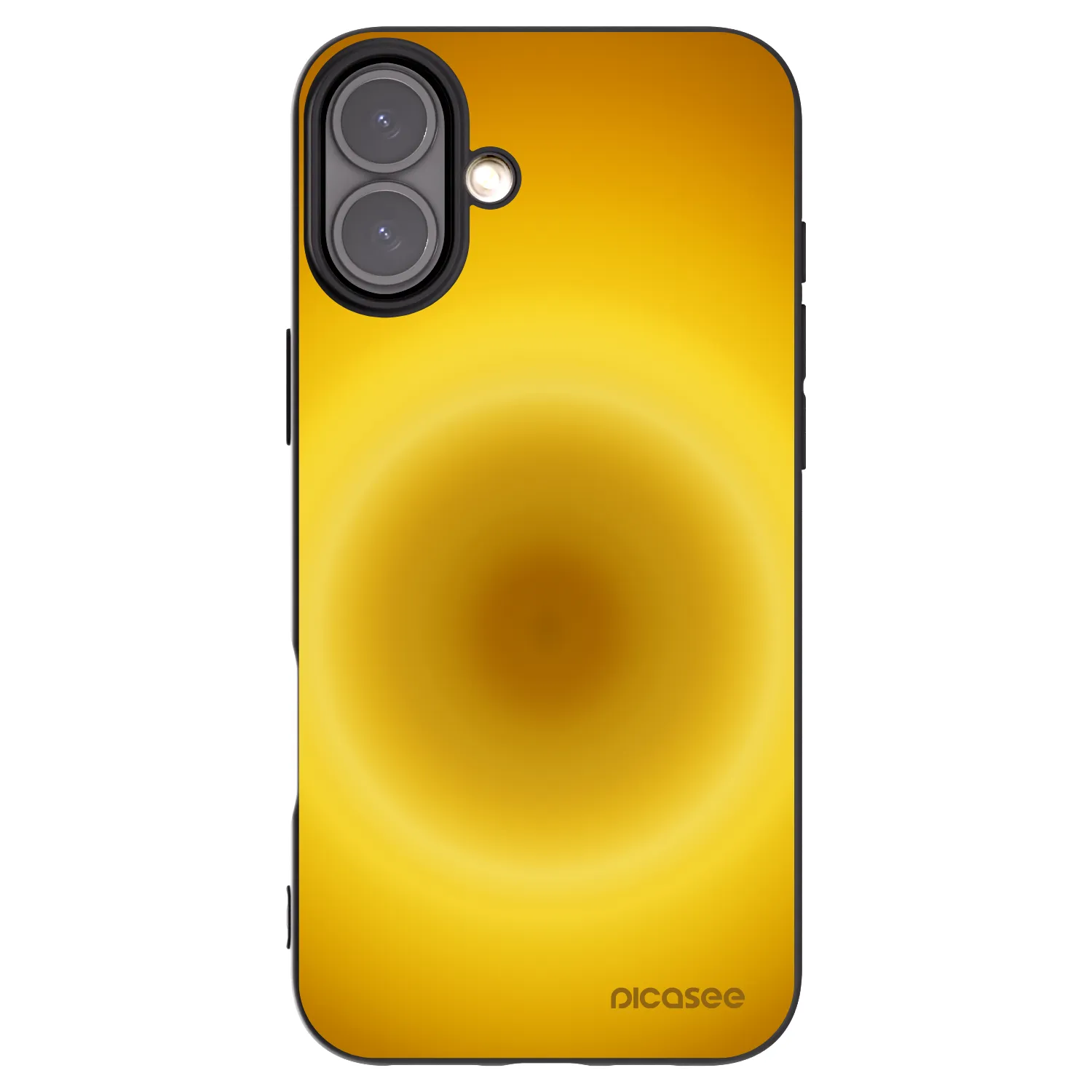 Picasee Apple iPhone 16 Plus Hülle - Schwarzes Silikon - Solar Pulse
