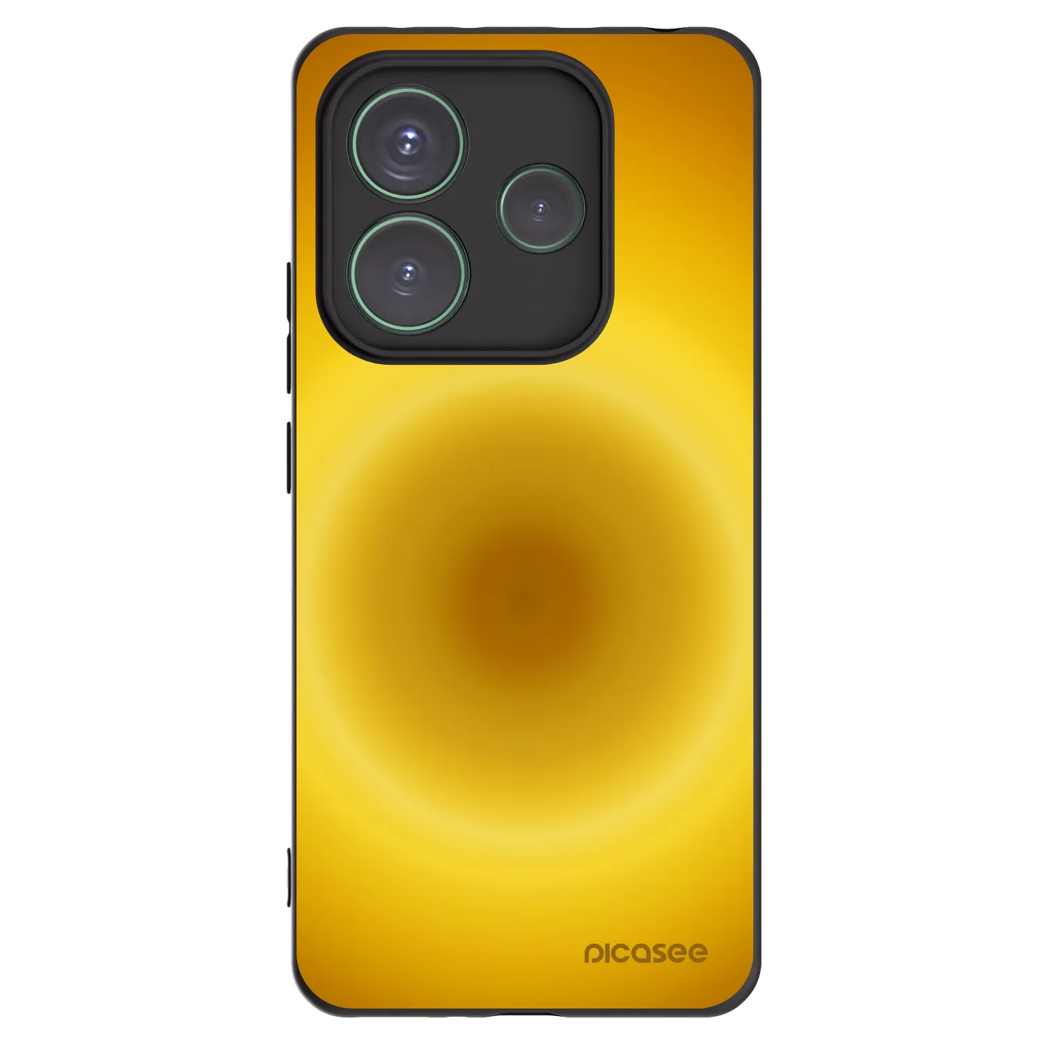 Picasee Xiaomi Redmi Note 14 5G Hülle - Schwarzes Silikon - Solar Pulse