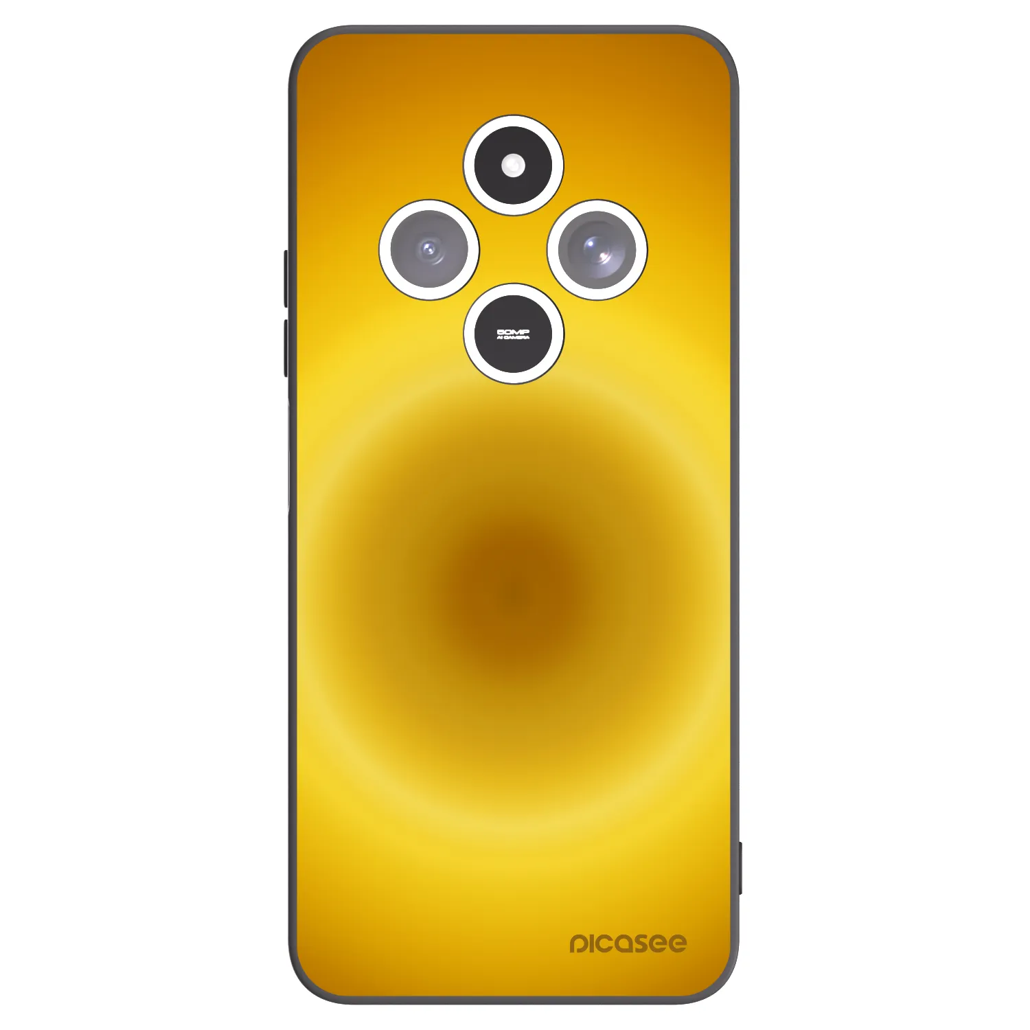 Picasee Xiaomi Redmi 14C Hülle - Schwarzes Silikon - Solar Pulse