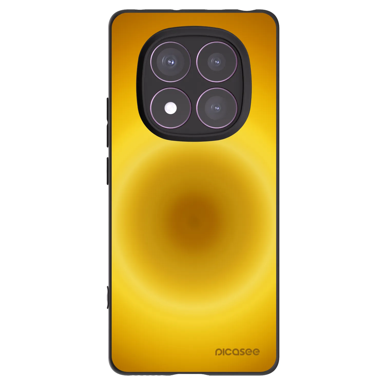 Picasee Xiaomi Redmi Note 14 Pro 4G Hülle - Schwarzes Silikon - Solar Pulse