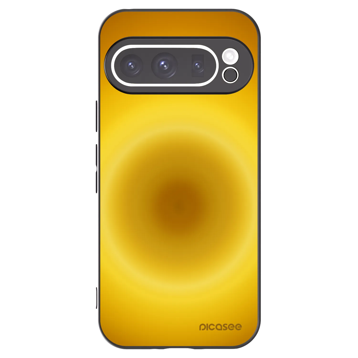 Picasee Google Pixel 9 Pro Hülle - Schwarzes Silikon - Solar Pulse