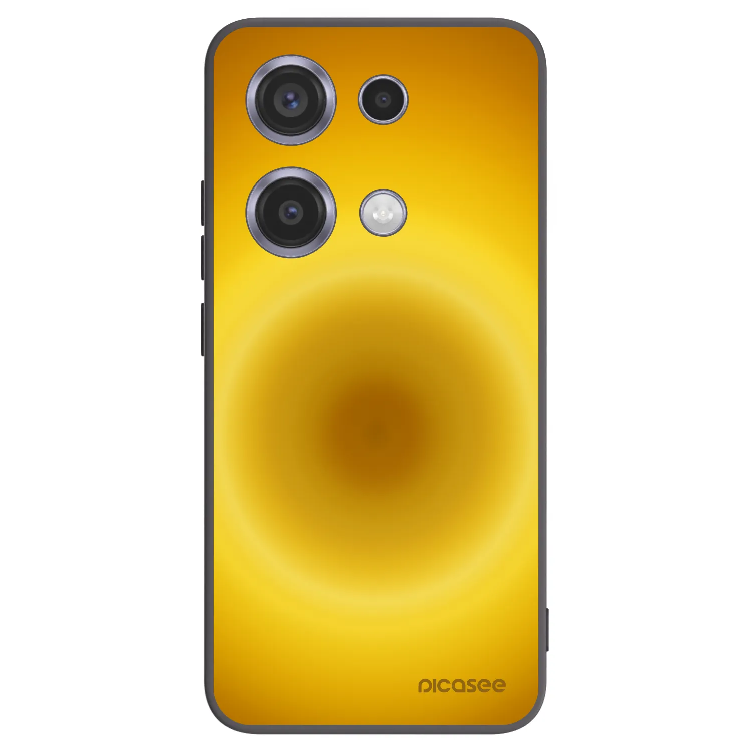 Picasee Xiaomi Redmi Note 14S Hülle - Schwarzes Silikon - Solar Pulse