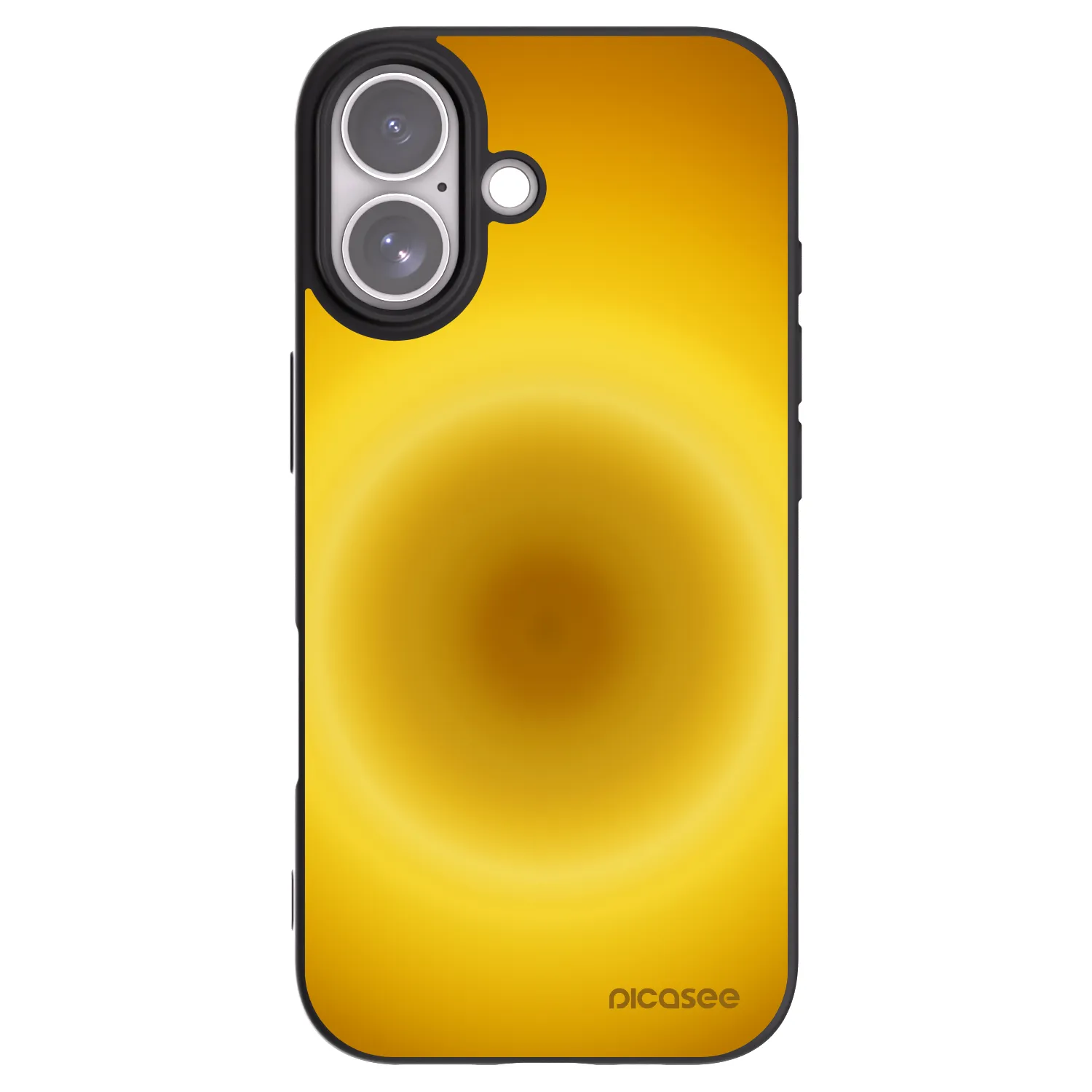 Picasee Apple iPhone 17 Hülle - Schwarzes Silikon - Solar Pulse