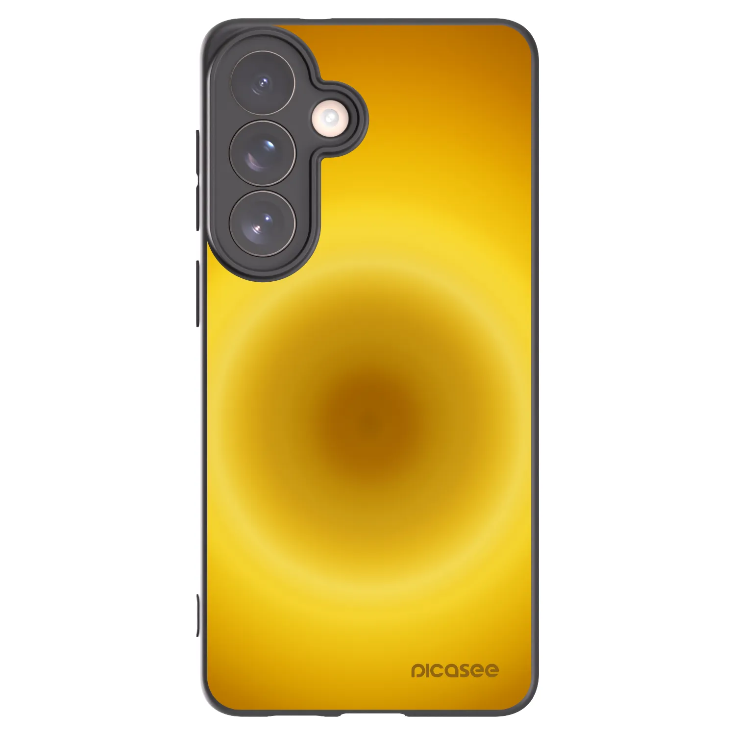 Picasee Samsung Galaxy S26+ Hülle - Schwarzes Silikon - Solar Pulse