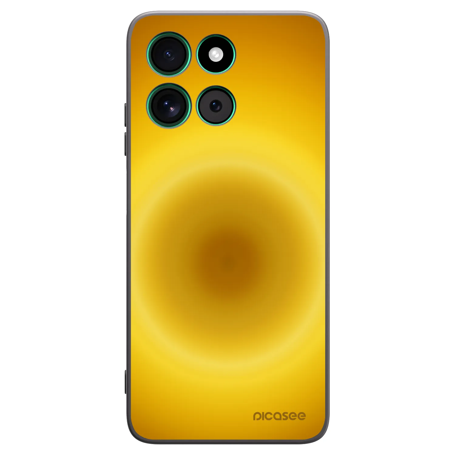 Picasee Motorola Moto G57 Power Hülle - Schwarzes Silikon - Solar Pulse