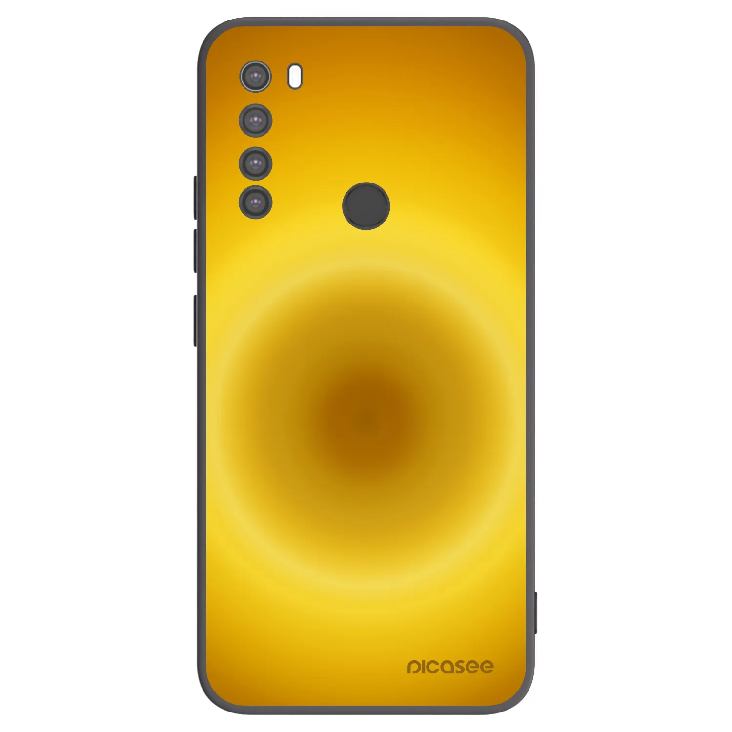 Picasee Xiaomi Redmi Note 8 Hülle - Schwarzes Silikon - Solar Pulse