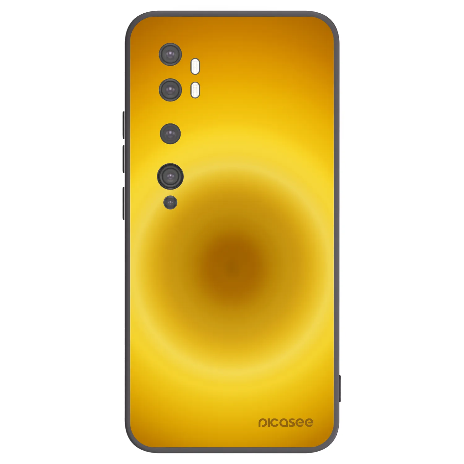 Picasee Xiaomi Mi Note 10 (Pro) Hülle - Schwarzes Silikon - Solar Pulse