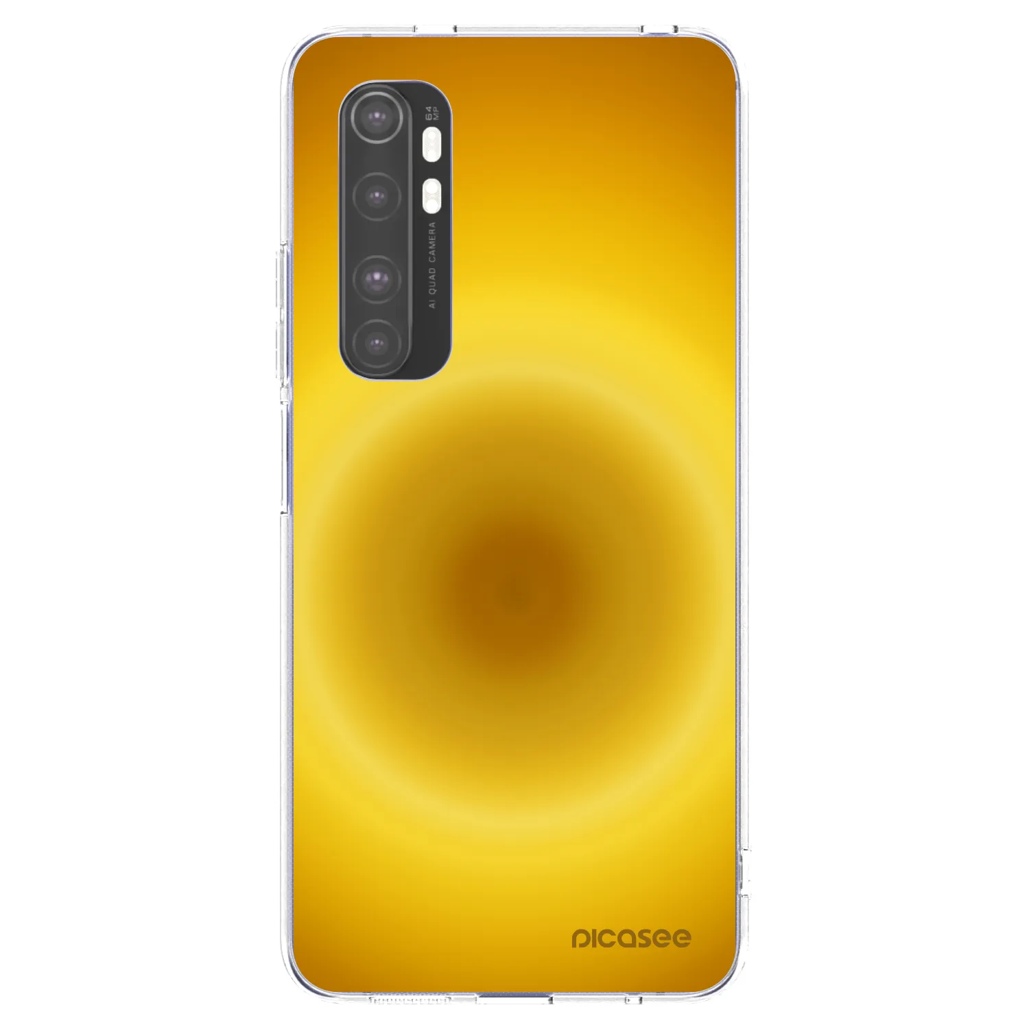 Picasee Xiaomi Mi Note 10 Lite Hülle - Transparentes Silikon - Solar Pulse