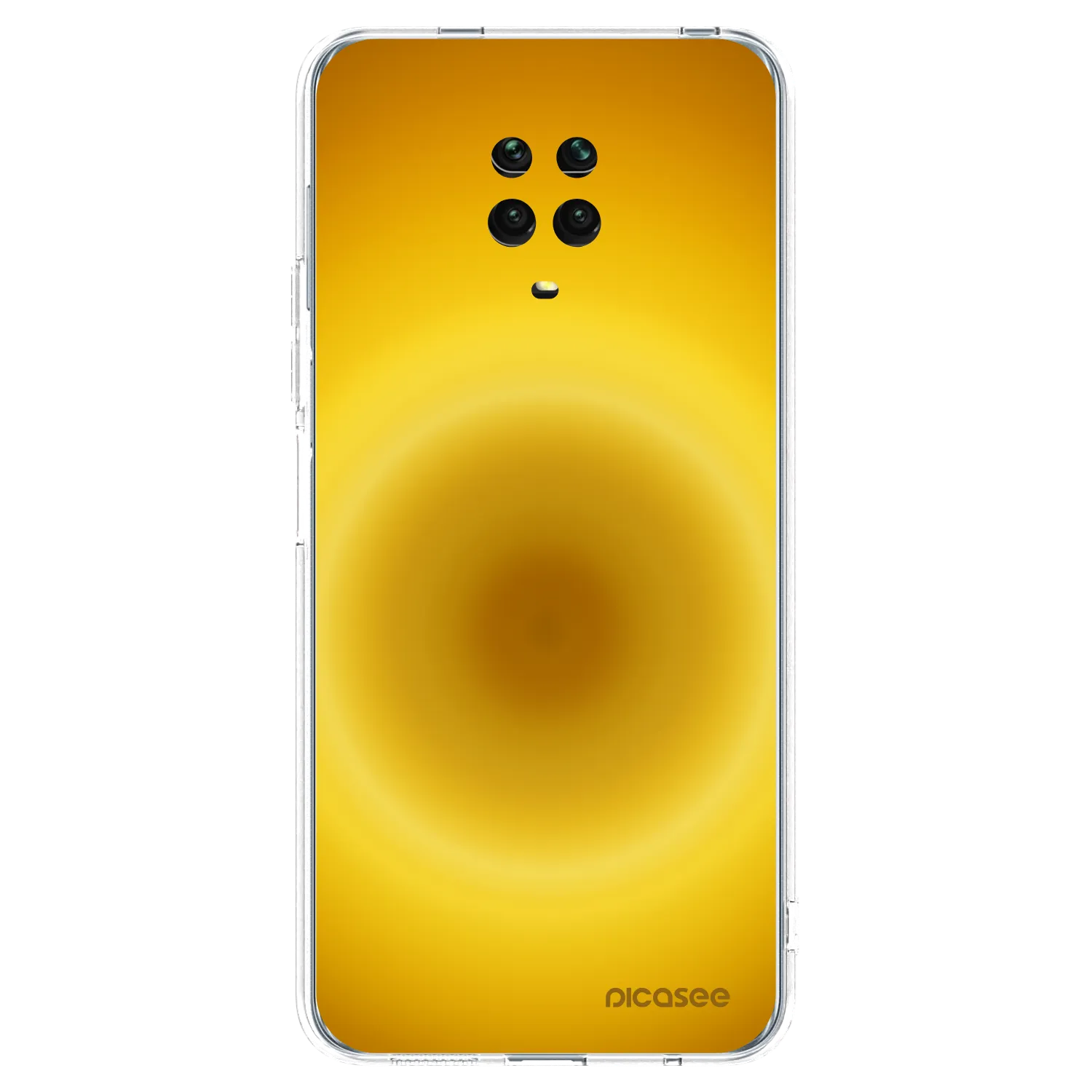 Picasee Xiaomi Redmi Note 9S Hülle - Transparentes Silikon - Solar Pulse